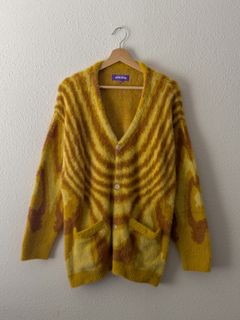 Fucking Awesome Acid Hairy Cardigan | Grailed