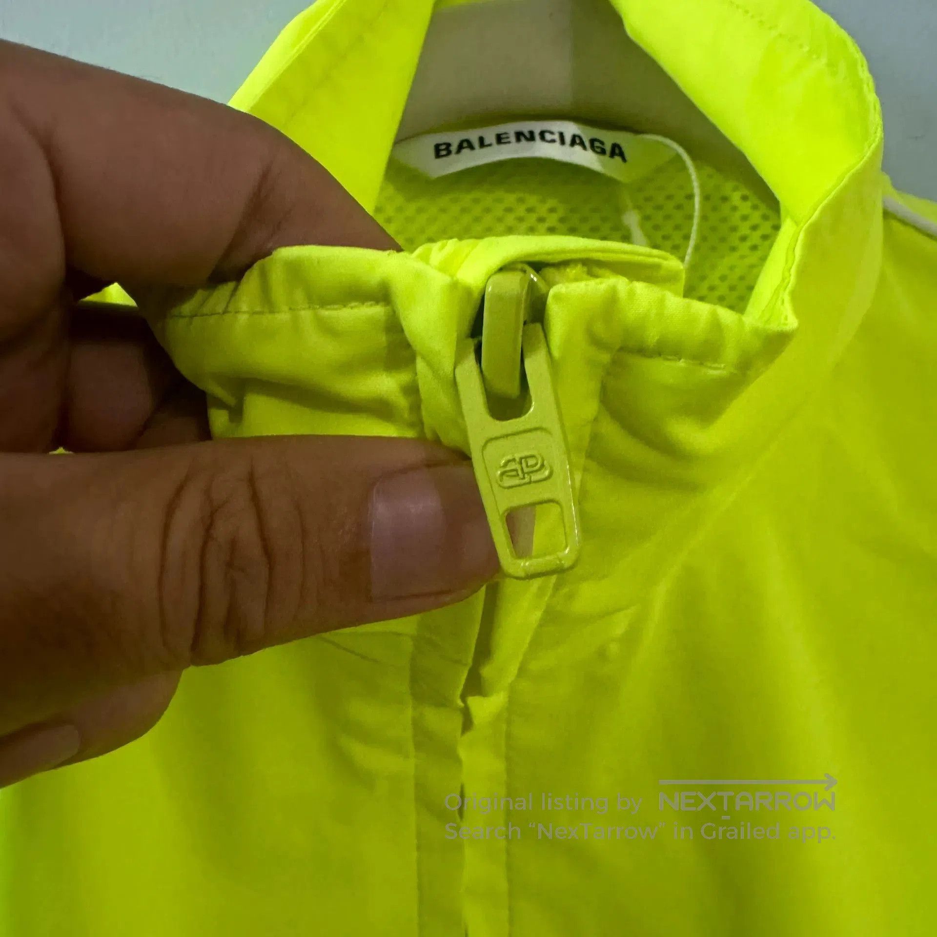 Balenciaga Balenciaga Fluorescent Green Zip Jacket. Size XS / US 0-2 / IT 36-38 - 9 Thumbnail