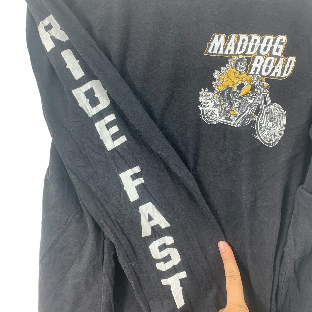 Vintage Vintage THE MADDOG ROAD Fast Ride Tee Shirt Top Size US XL / EU 56 / 4 - 7 Thumbnail