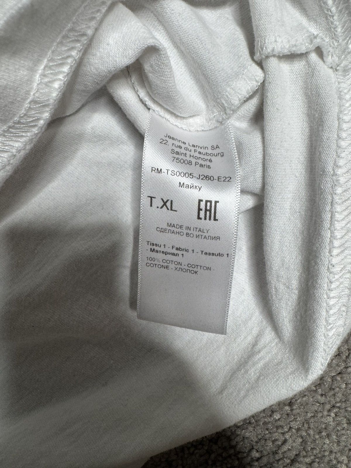 Lanvin Lanvin T-Shirts Size US XL / EU 56 / 4 - 3 Thumbnail