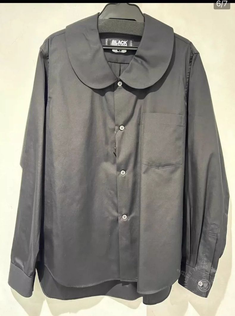 Comme des Garcons Black Round Collar Cotton Shirt Size S- DMC Size US S / EU 44-46 / 1 - 1 Thumbnail