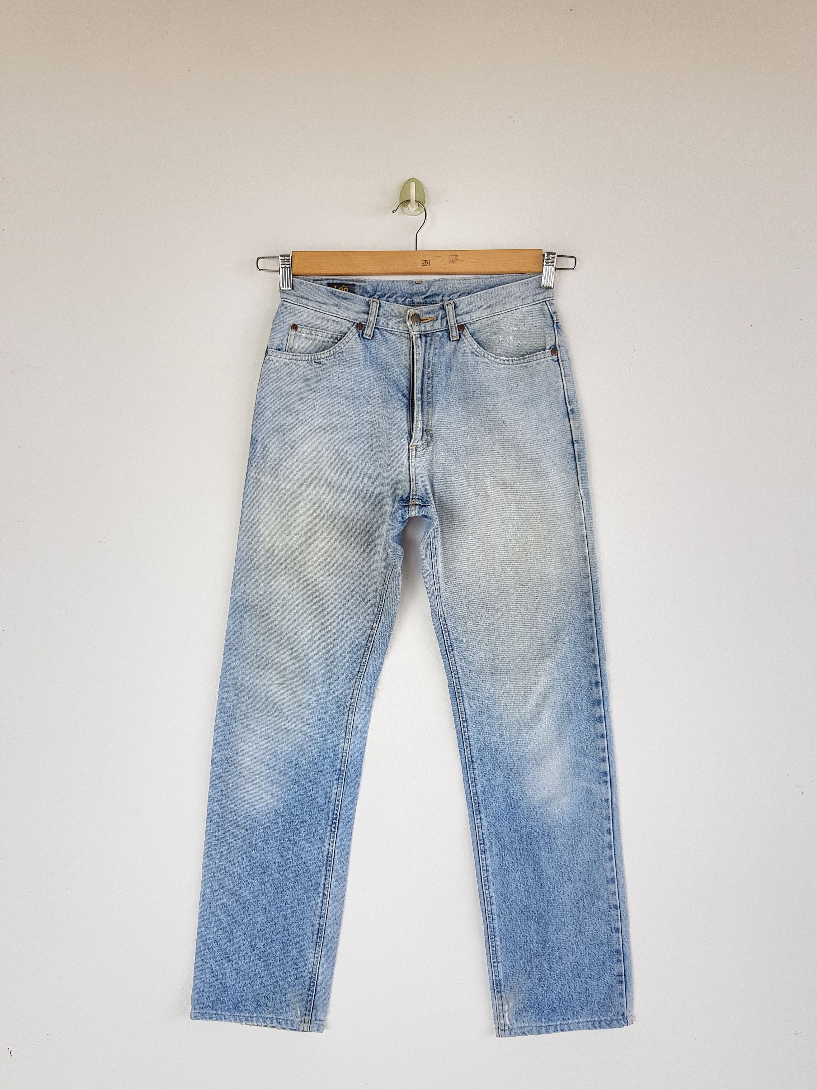Lee Vintage 80s Lee Sunfaded Jeans Lee Light Wash Denim Pants Size 28" / US 6 / IT 42 - 1 Thumbnail
