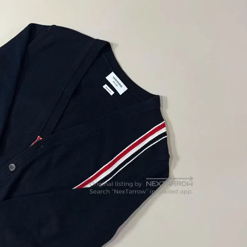 Thom Browne Thom Browne Embroidered Cardigan Size US L / EU 52-54 / 3 - 1 Thumbnail