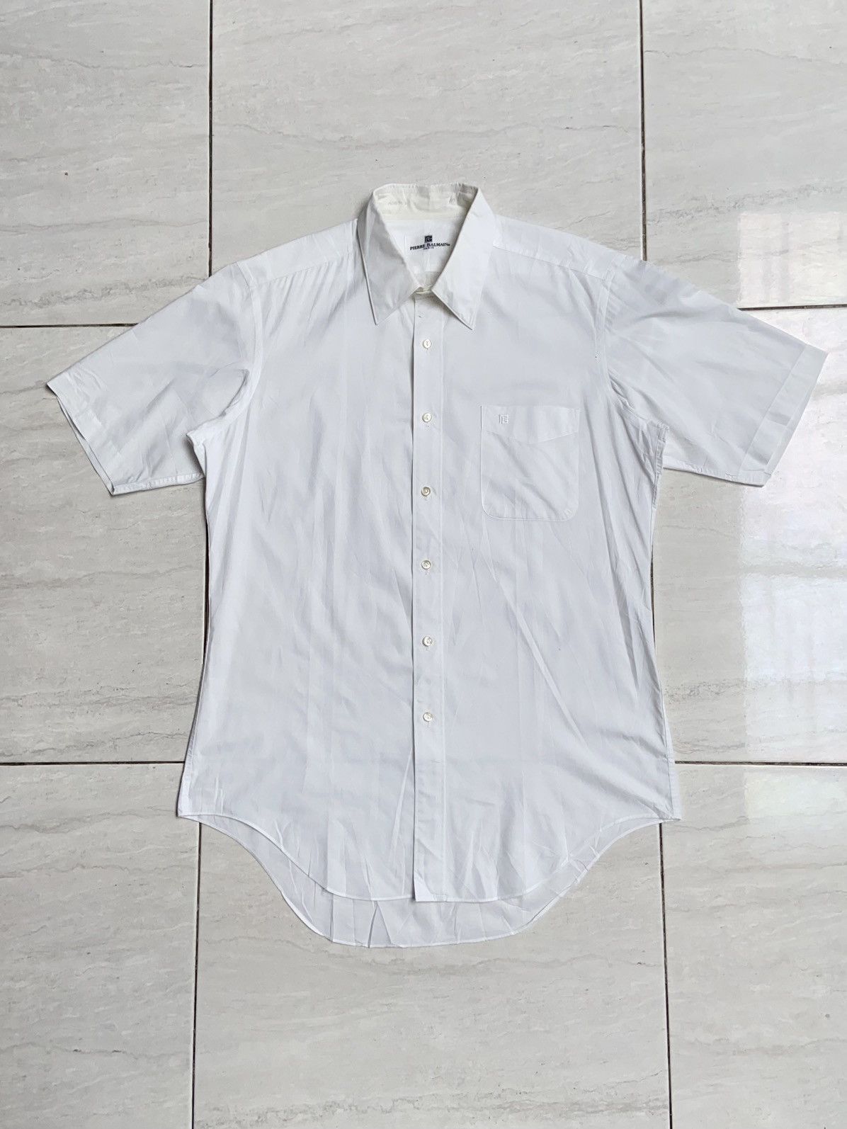 Pierre Balmain PIERRE BALMAIN White Shirt Size US M / EU 48-50 / 2 - 1 Thumbnail