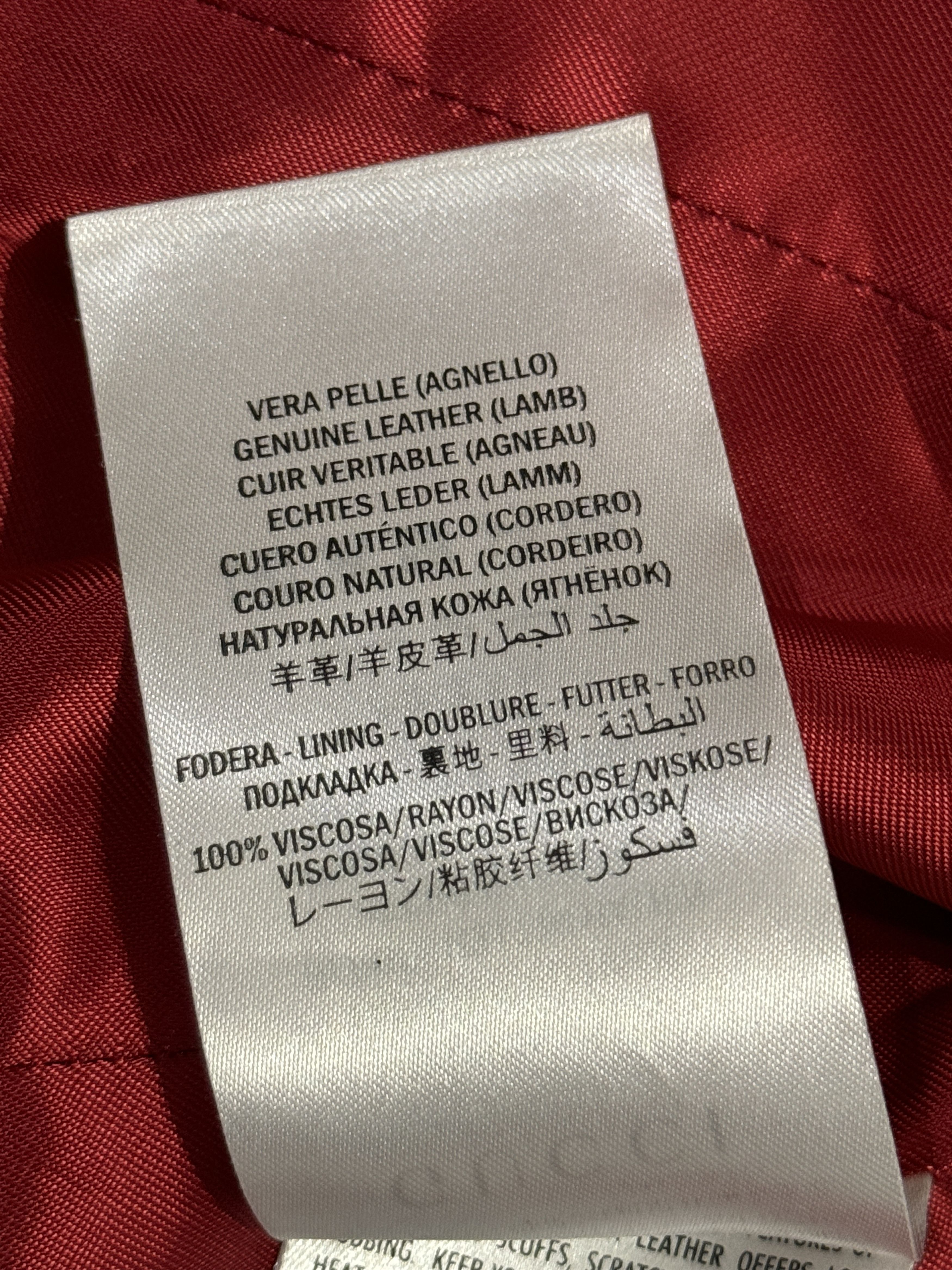 Gucci Gucci lamb leather moto jacket Size S / US 4 / IT 40 - 6 Thumbnail