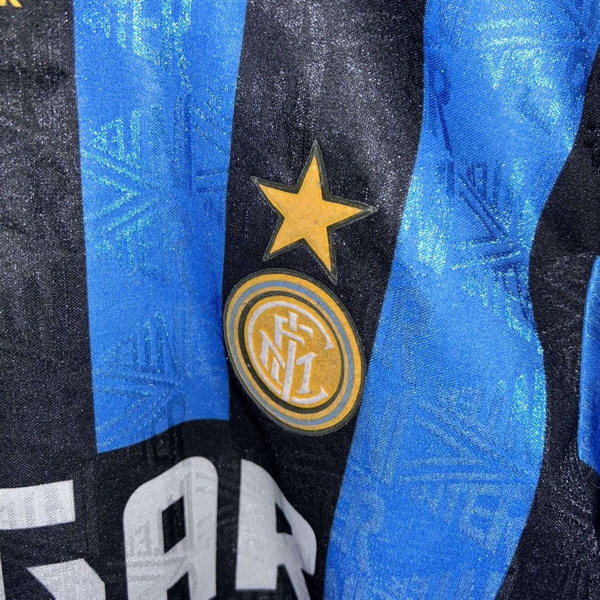 Umbro ORIGINAL Umbro x Inter Milan 1991/1992 Home Jersey England Size US L / EU 52-54 / 3 - 8 Thumbnail