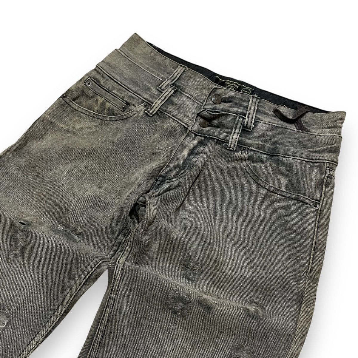 If Six Was Nine × Japanese Brand ORIGINAL LOOSE BIRTHBREATH BLACK SMOKE & WHITE BEACH (32×41) Size US 32 / EU 48 - 3 Thumbnail