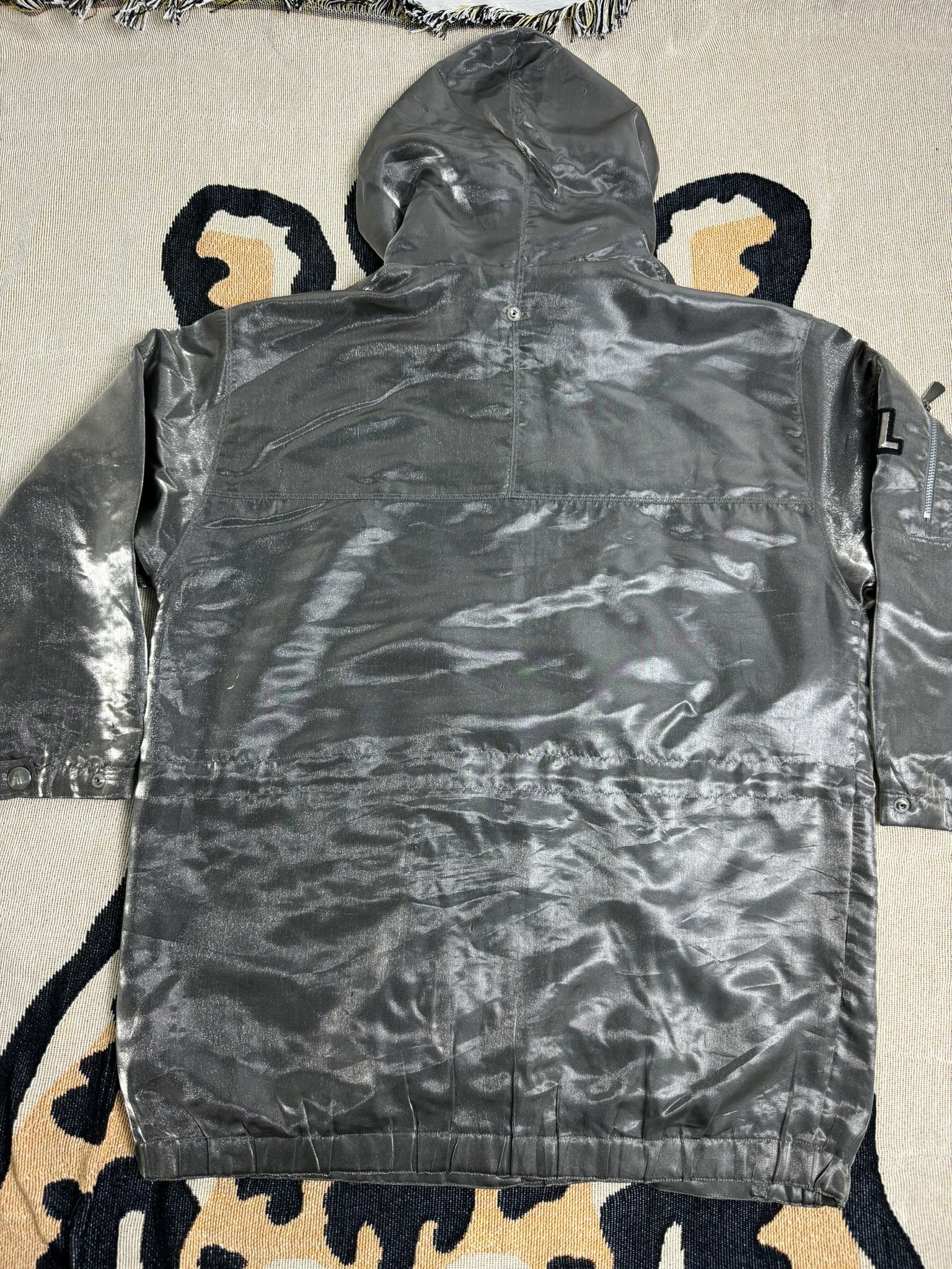 Andreluciano Andreluciano Italy Milano Blink Metallic Light Jacket Size US L / EU 52-54 / 3 - 2 Thumbnail