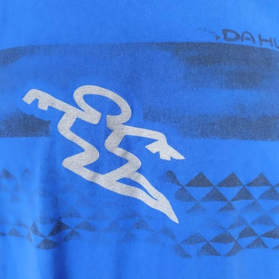 Vintage Da Hui Surfing T Shirt Mens Size Medium Blue Surfer Size US L / EU 52-54 / 3 - 3 Thumbnail