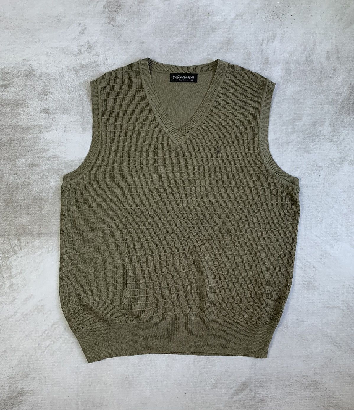トップス Vintage ysl vest Vintage × Yves Saint Laurent Vintage Yves Saint Laurent YSL