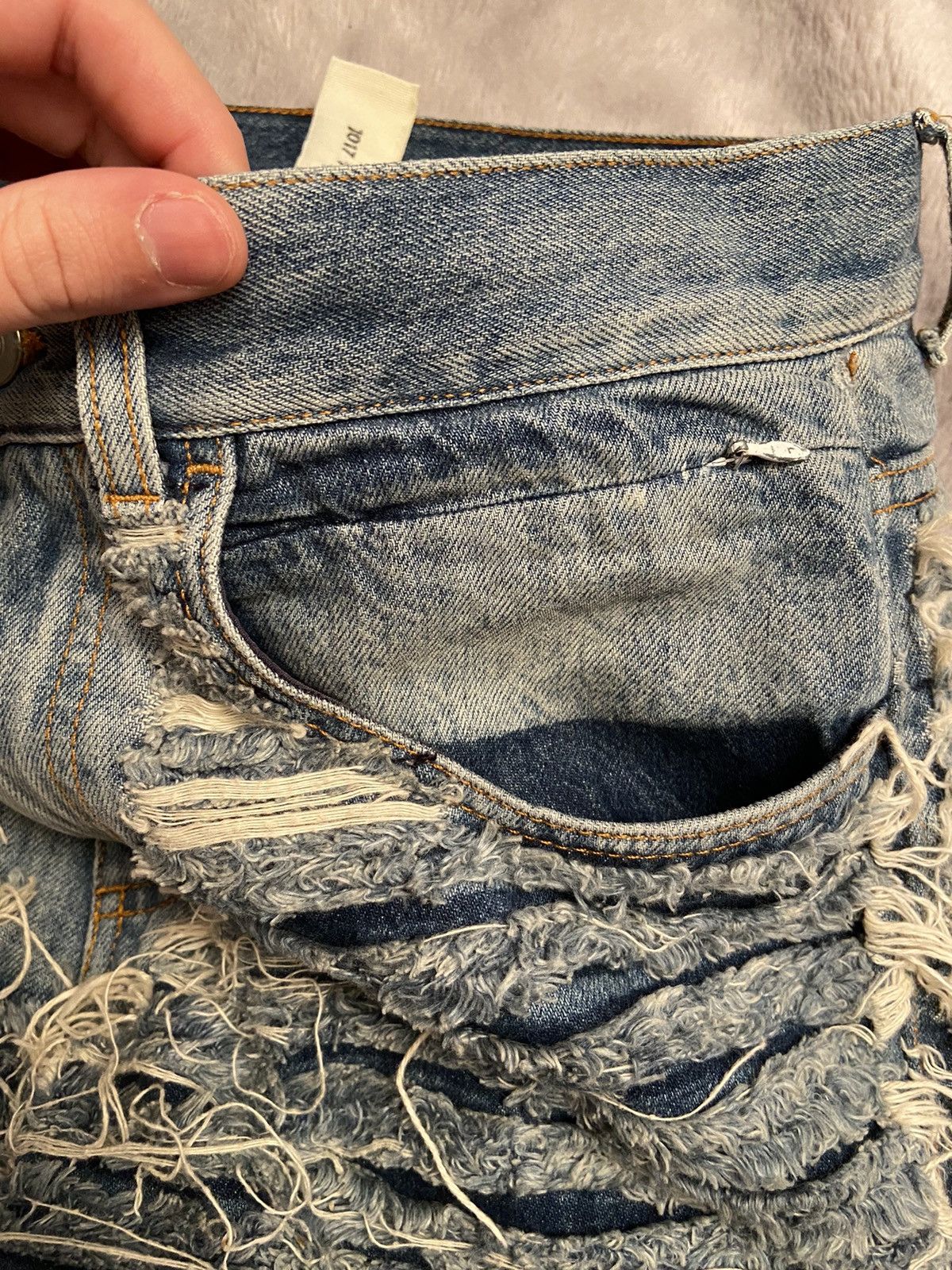 1017 ALYX 9SM Alyx X Blackmeans destroyed denim Size US 30 / EU 46 - 6 Thumbnail