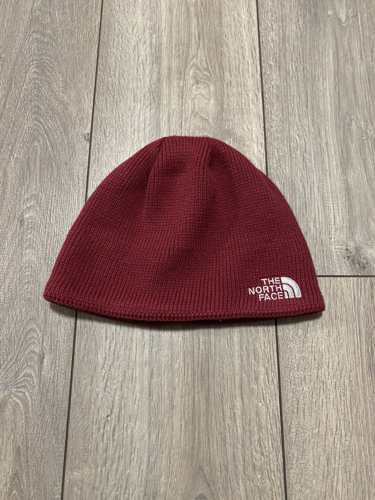 The North Face The North Face TNF Knit Hat Cap Burgundy Unisex Warm Y2K Size ONE SIZE - 1 Thumbnail