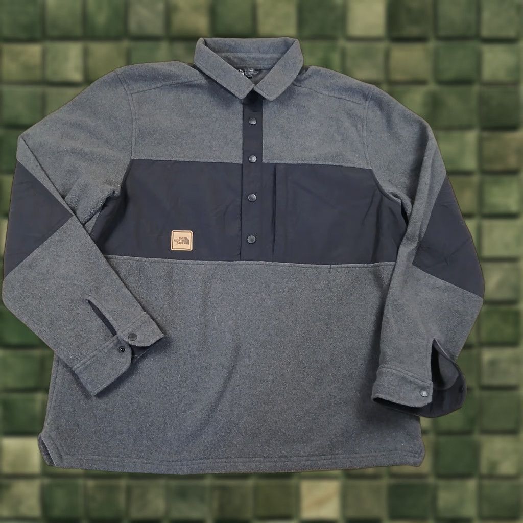 The North Face The North Face Davenport Pullover Fleece Jacket Men XL Gray Outdoor Size US XL / EU 56 / 4 - 1 Thumbnail