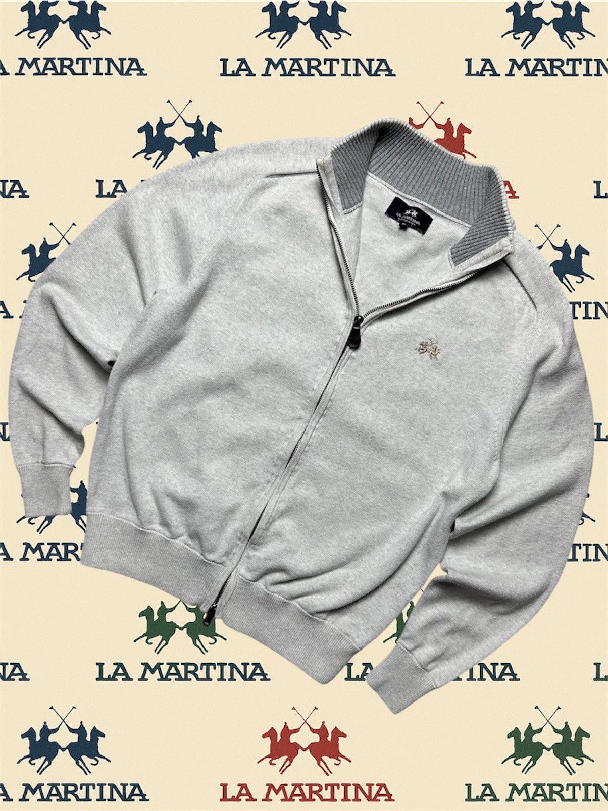 La Martina Vintage La Martina jacket sweater size M logo Size US M / EU 48-50 / 2 - 1 Thumbnail