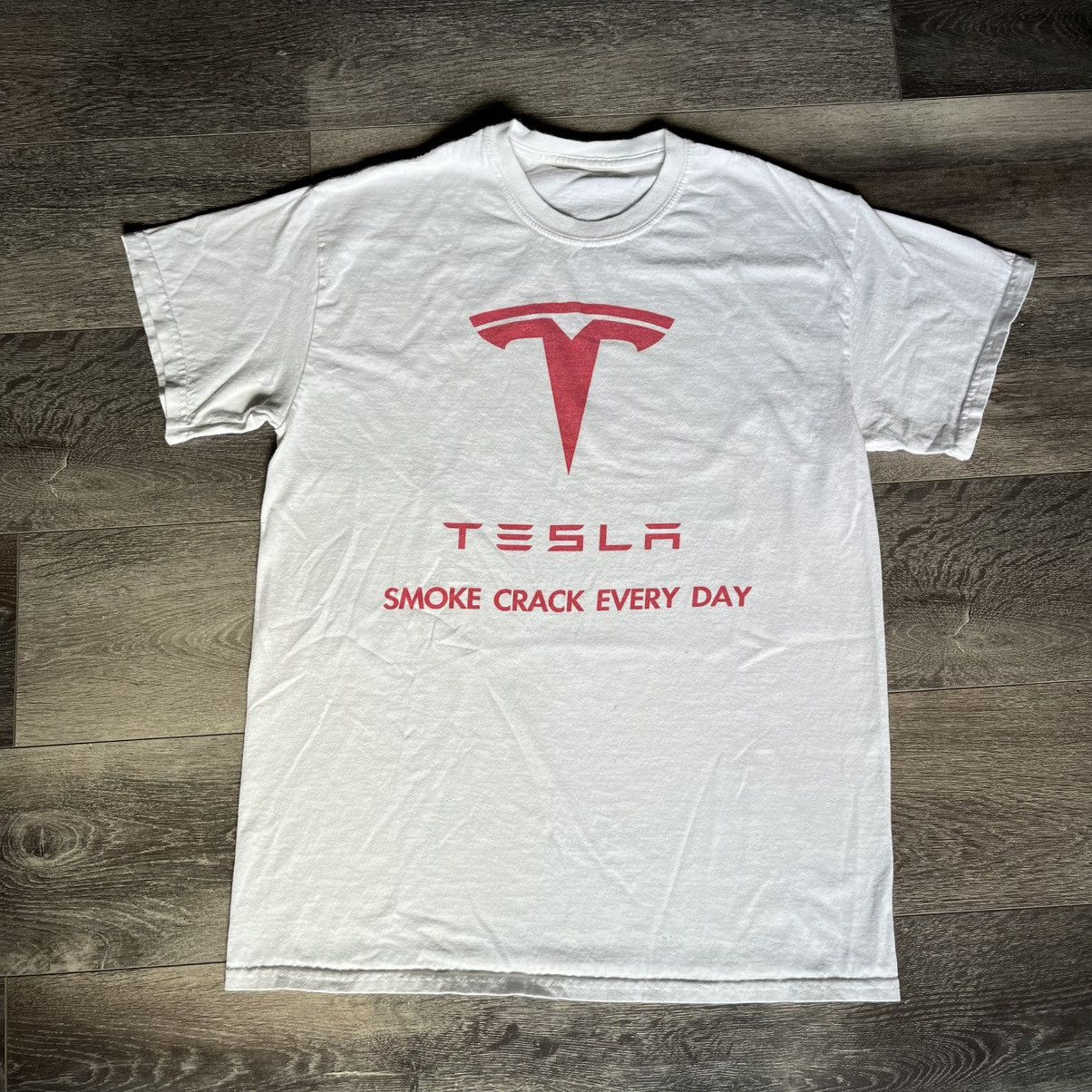 Haunted Starbucks Haunted Starbucks Tesla Smoke Crack Every Day Rare Logo Tee Size US M / EU 48-50 / 2 - 1 Thumbnail
