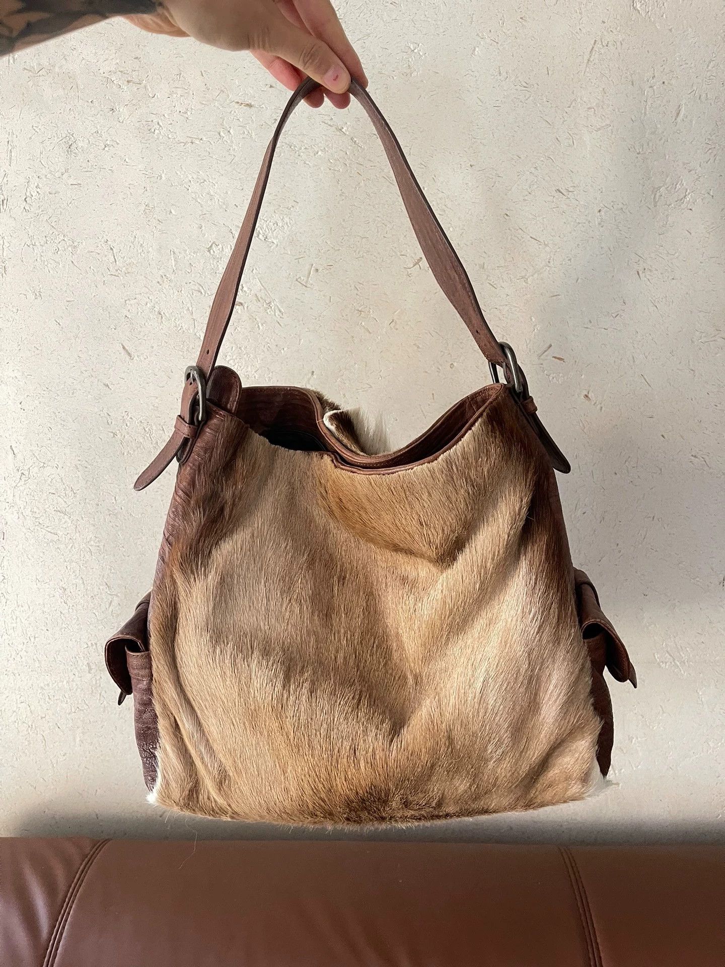 Vintage Vintage Fur Shearling Shoulder Bag - VGC, LC Size ONE SIZE - 3 Thumbnail
