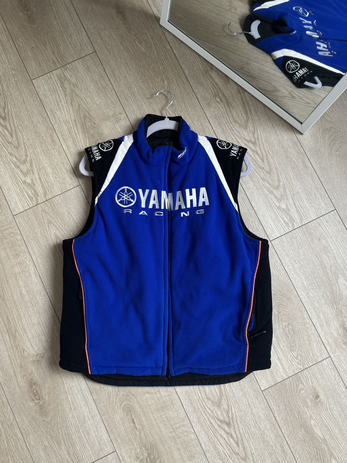 Yamaha Vintage Yamaha Racing Double-Sided Fleece Vest Y2K Size US S / EU 44-46 / 1 - 1 Thumbnail