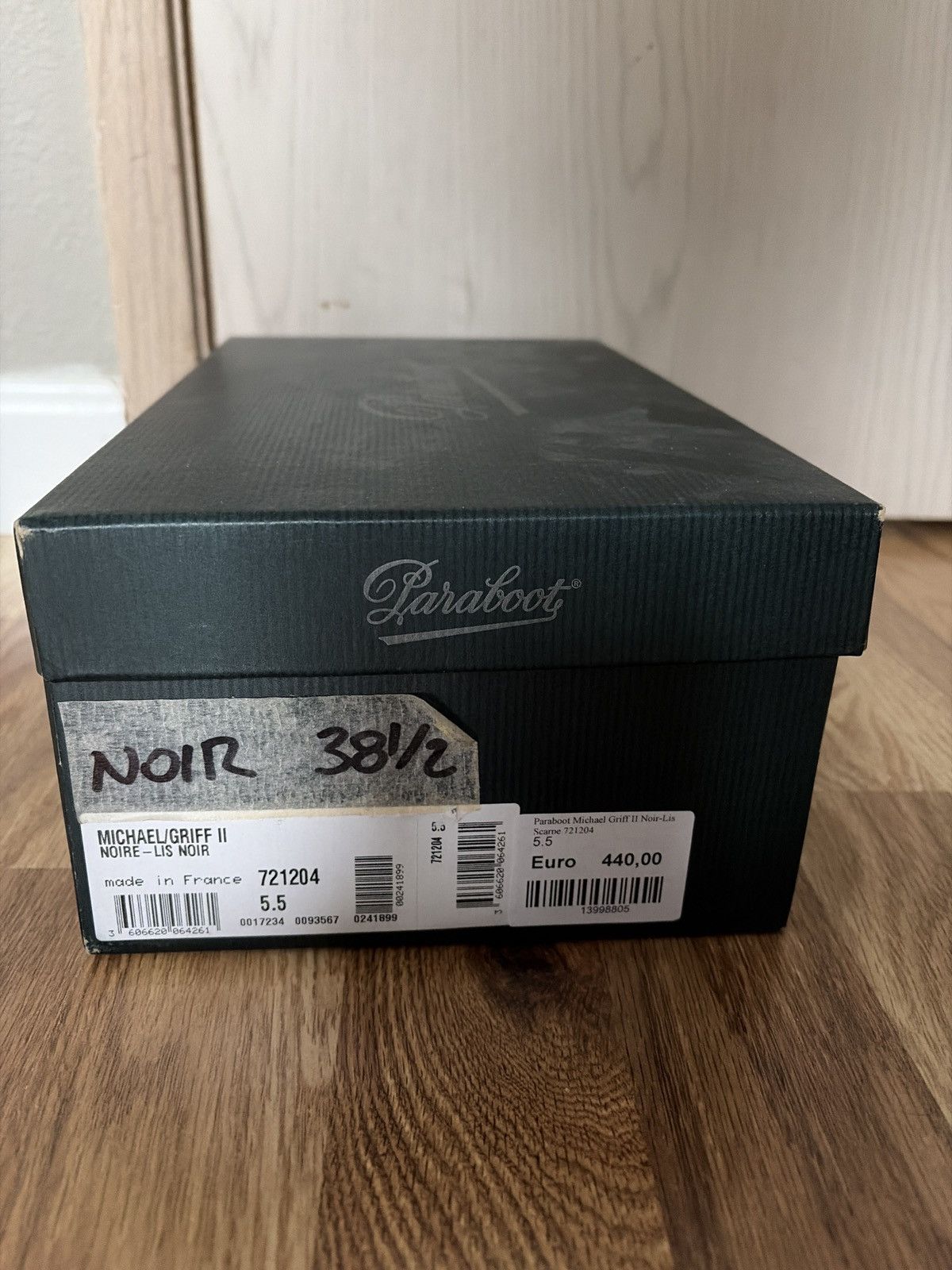 Paraboot Paraboot Michael Griff II in Noire - Lis Noir Size US 7.5 / IT 37.5 - 5 Thumbnail