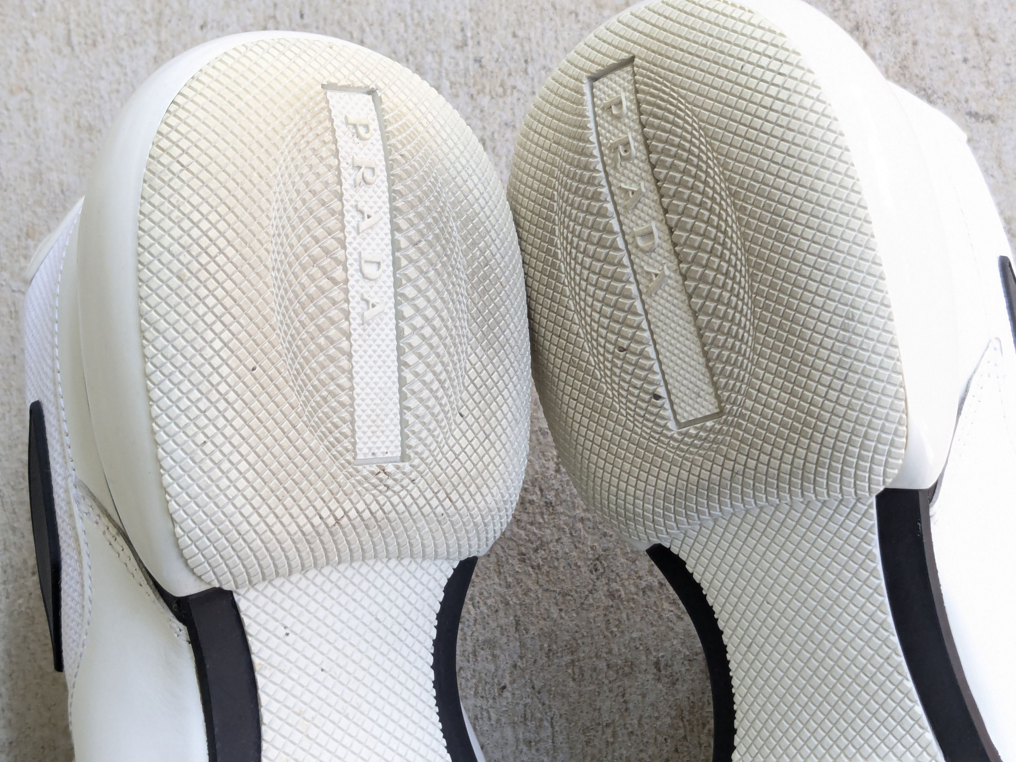 Prada Prada Cloudbust Sneakers White Black 11.5 Straps Low Tops Size US 11.5 / EU 44-45 - 16 Thumbnail