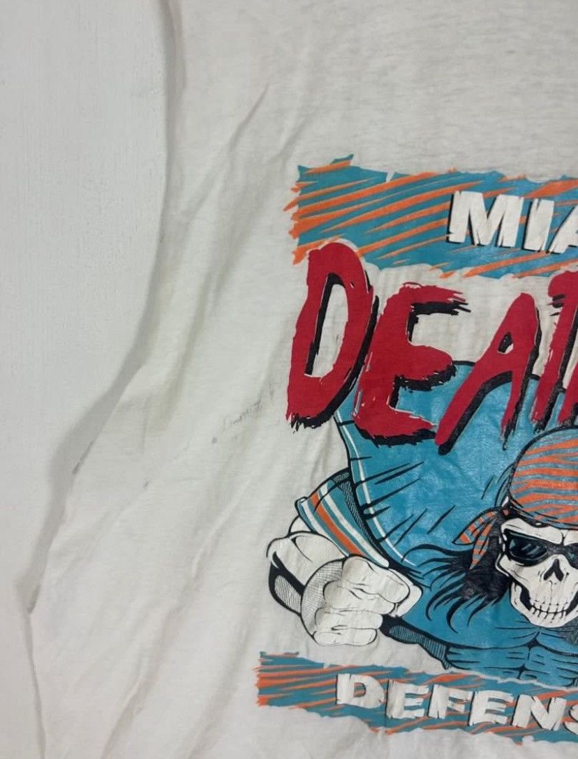 NFL × Vintage Vintage 90s Miami Death Row Defense- miami hurricanne Size US XL / EU 56 / 4 - 5 Thumbnail