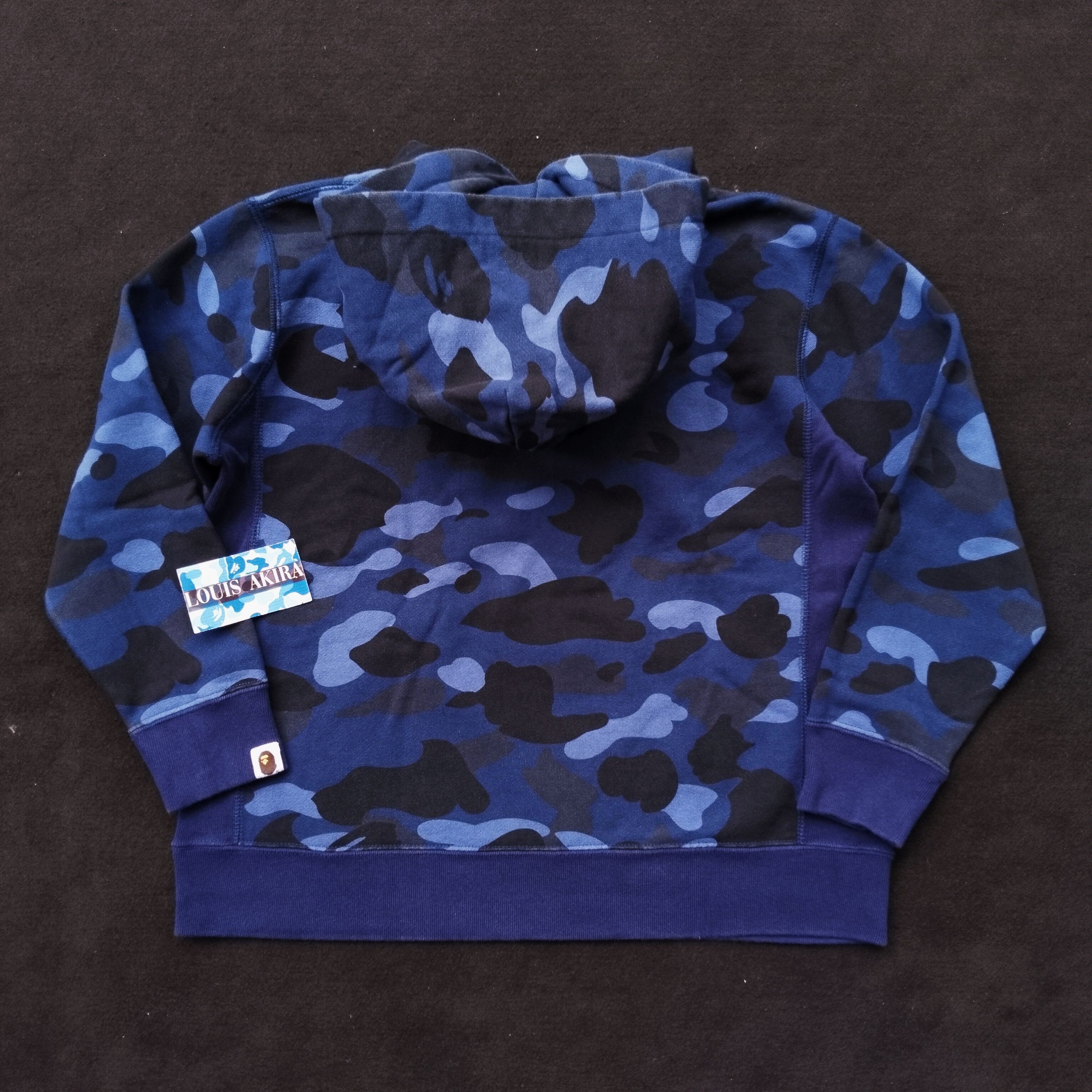 Bape Bape Kids Spell Out Camo Pullover Hoodie Size ONE SIZE - 3 Thumbnail