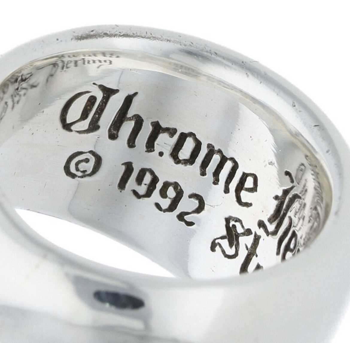 Chrome Hearts Chrome Hearts Seal Stamp Silver Ring Size ONE SIZE - 3 Thumbnail