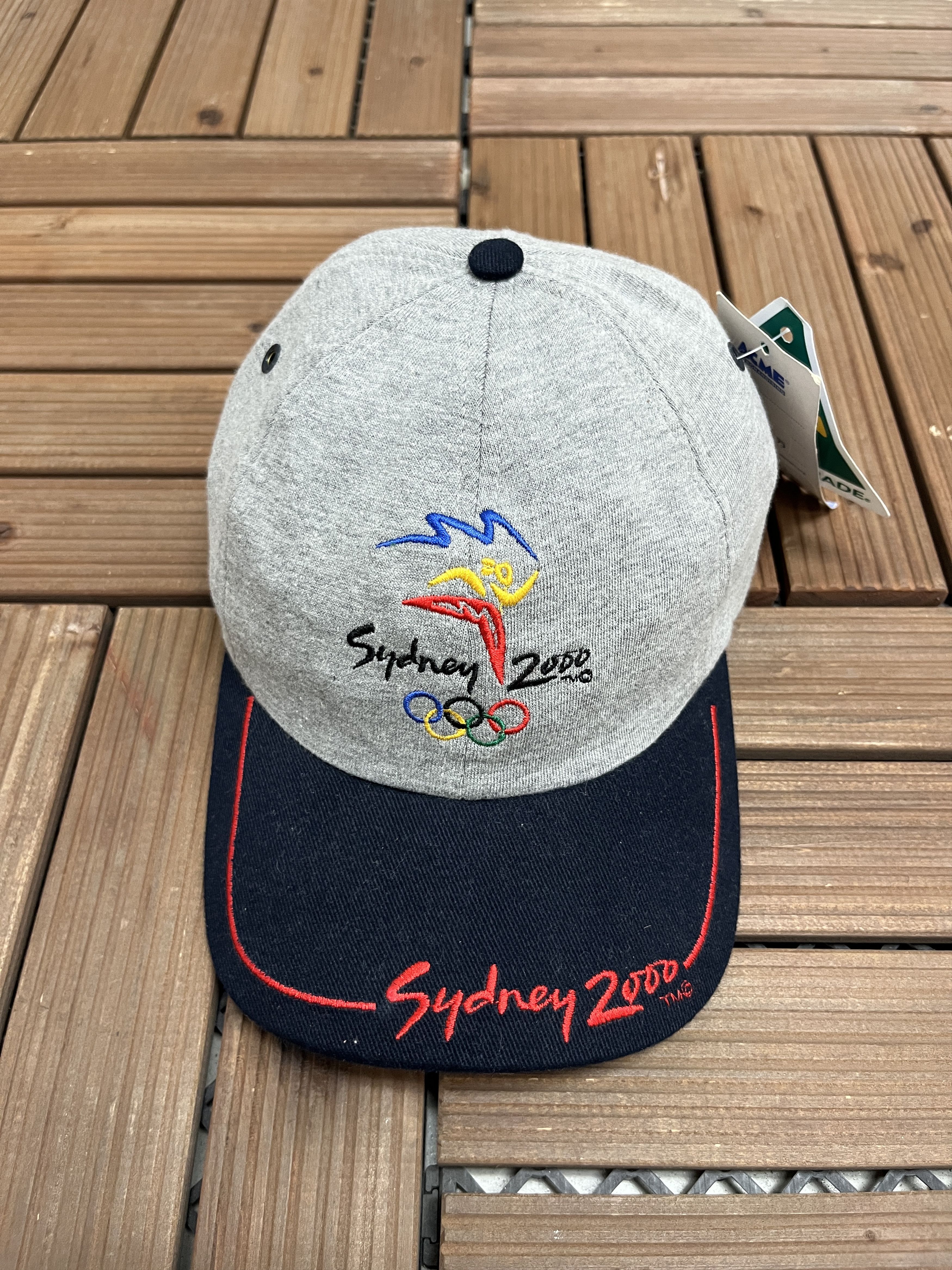 Vintage Sydney Olympics 2000 Vintage Grey Hat Cap Size ONE SIZE - 2 Thumbnail