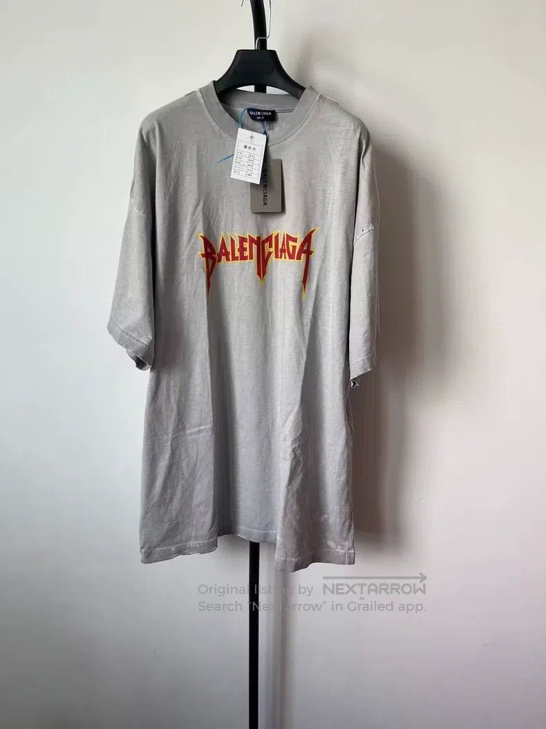 Balenciaga Balenciaga Rock Band Series Lightning Letter Pattern Print Size US L / EU 52-54 / 3 - 1 Thumbnail