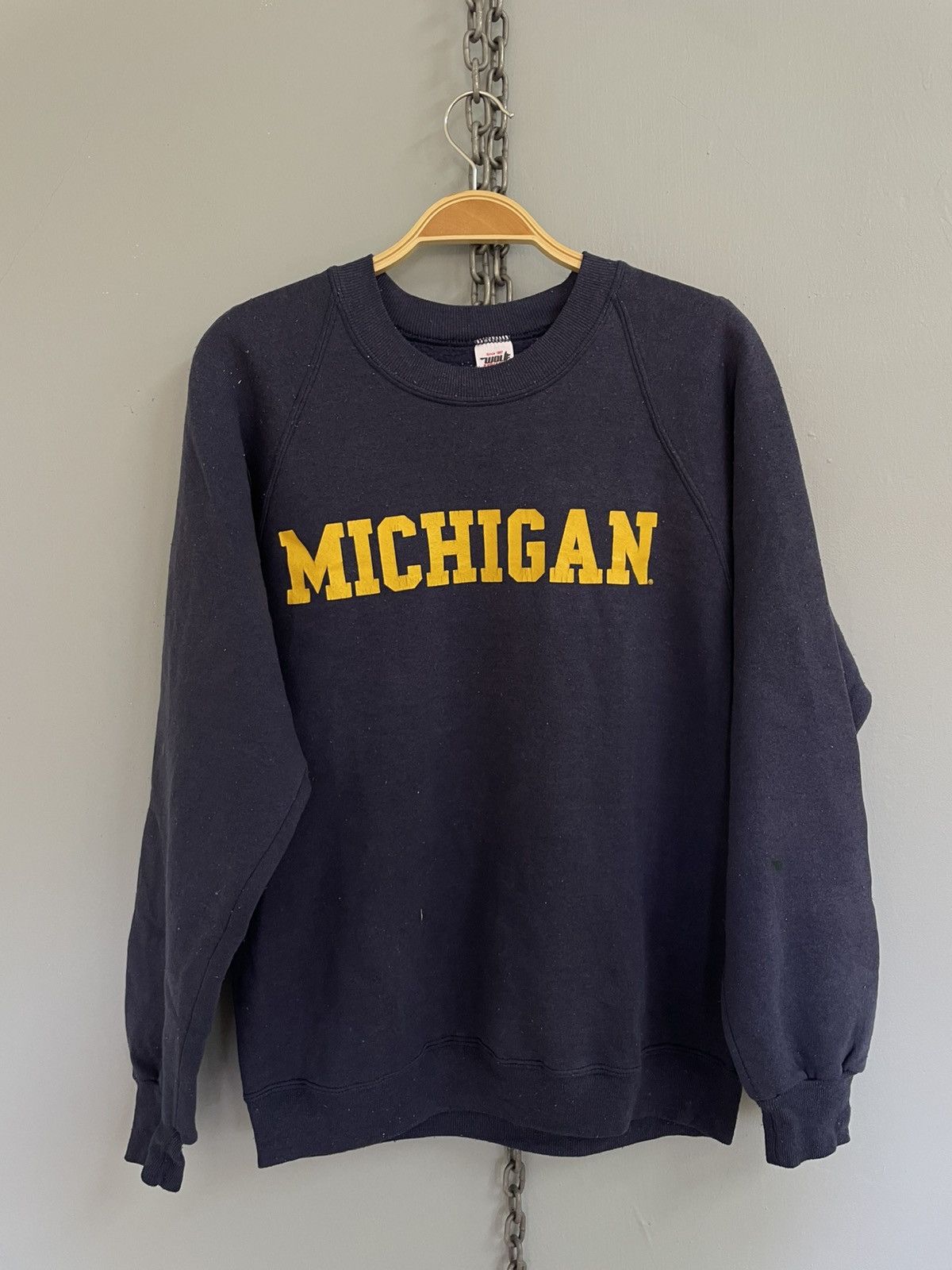 Vintage Vintage 80s Michigan sweatshirt Size US M / EU 48-50 / 2 - 1 Thumbnail