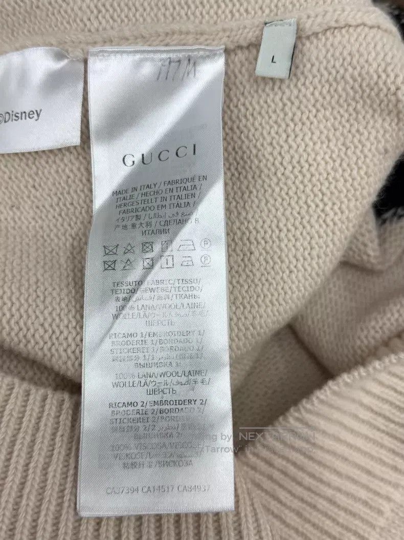 Gucci Gucci Co-branded Mickey woollen sweater Size US L / EU 52-54 / 3 - 5 Thumbnail