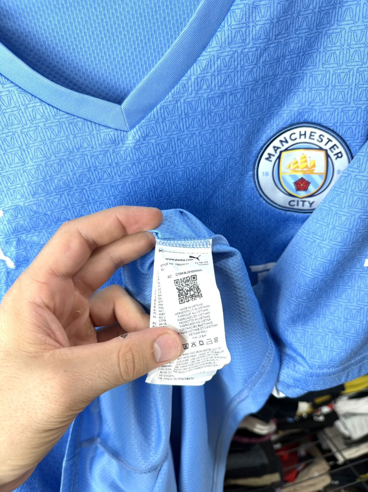Puma Puma Manchester City Soccer Jersey T Shirt Size US XXL / EU 58 / 5 - 10 Thumbnail