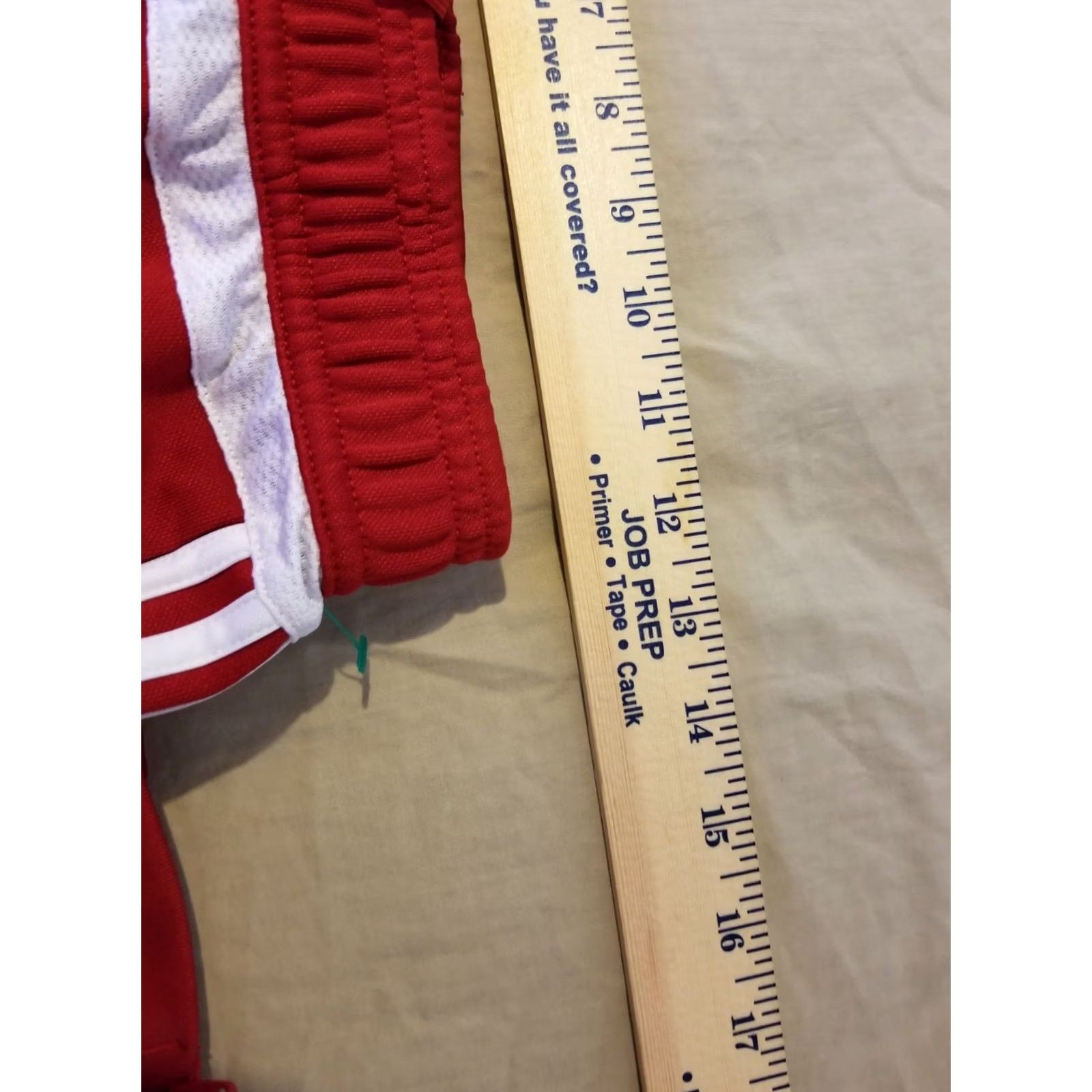 Adidas Mens adidas Pants Small Red Athletic Gym Workout Jogger Size US 29 - 6 Thumbnail
