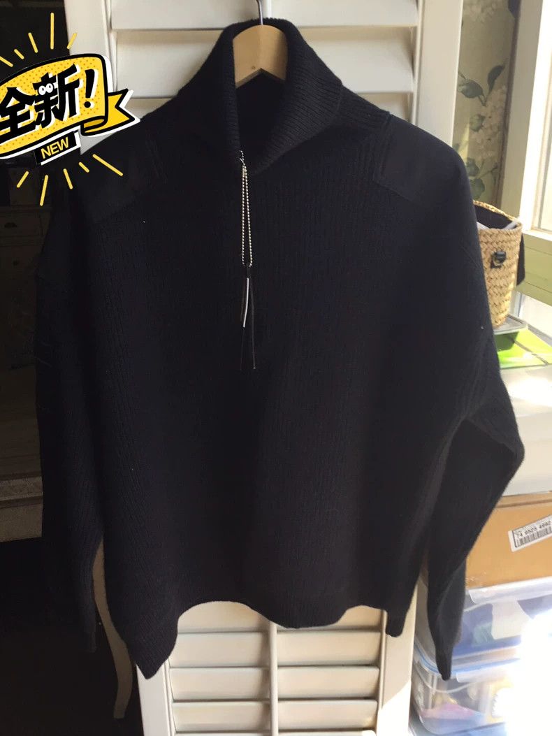 Amiri Amiri Military style black turtleneck cashmere sweater 2501 Size US XS / EU 42 / 0 - 1 Thumbnail