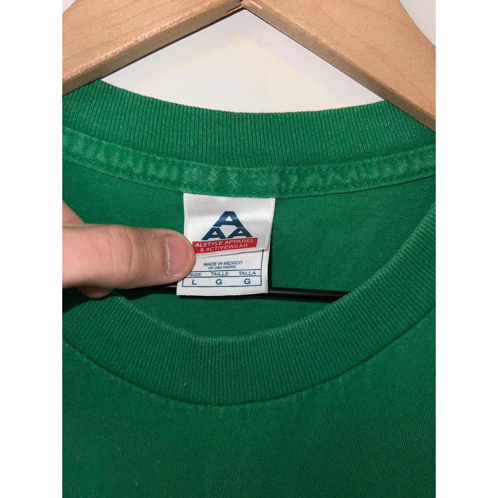 Alstyle Vintage Irish Beer Drinking Team Shirt Green Tee 2000s L Size US L / EU 52-54 / 3 - 5 Thumbnail