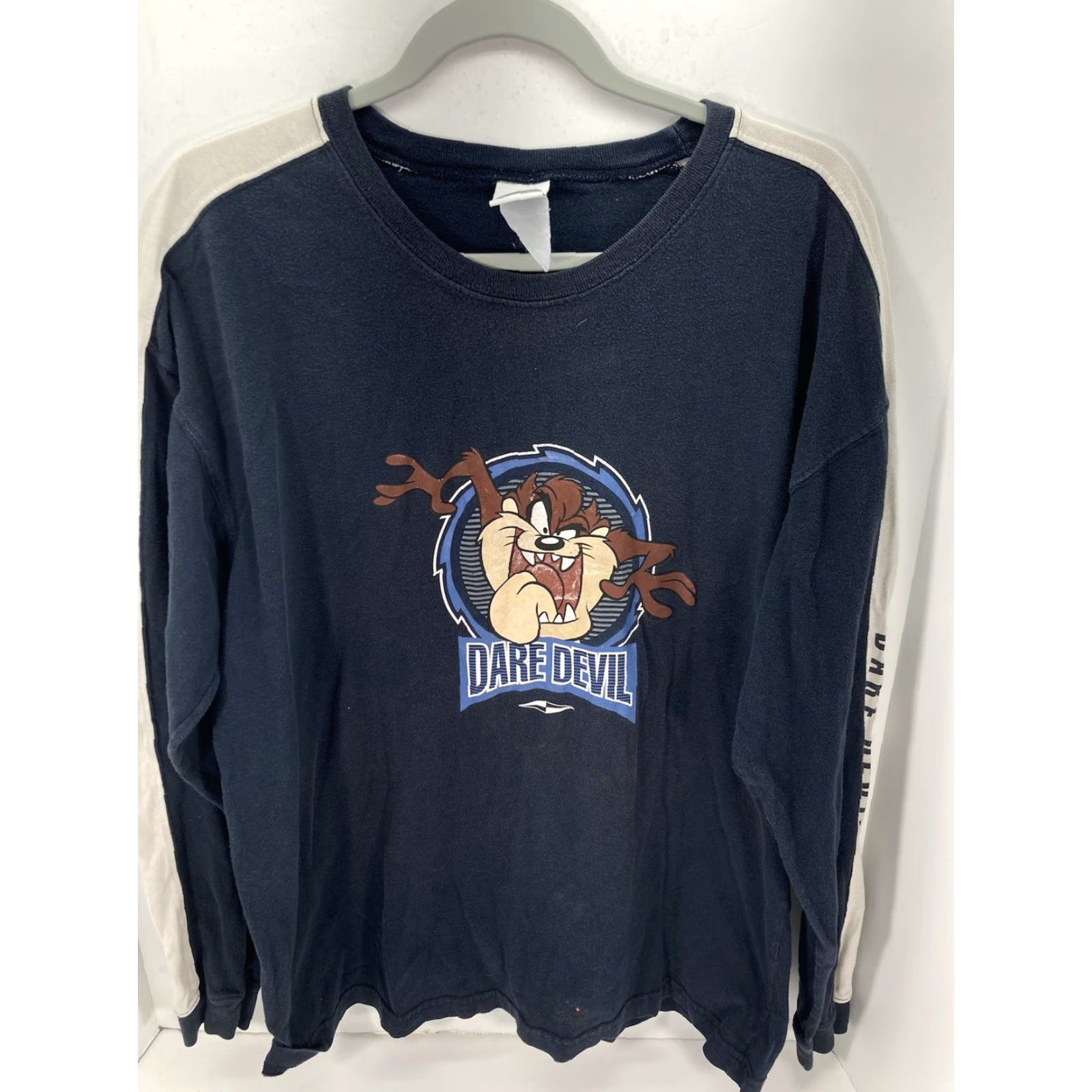 Vintage VINTAGE Warner Bros Taz Shirt Men M Long Sleeve Blue Cotton Crew Neck 1999 Mens Size US M / EU 48-50 / 2 - 2 Thumbnail