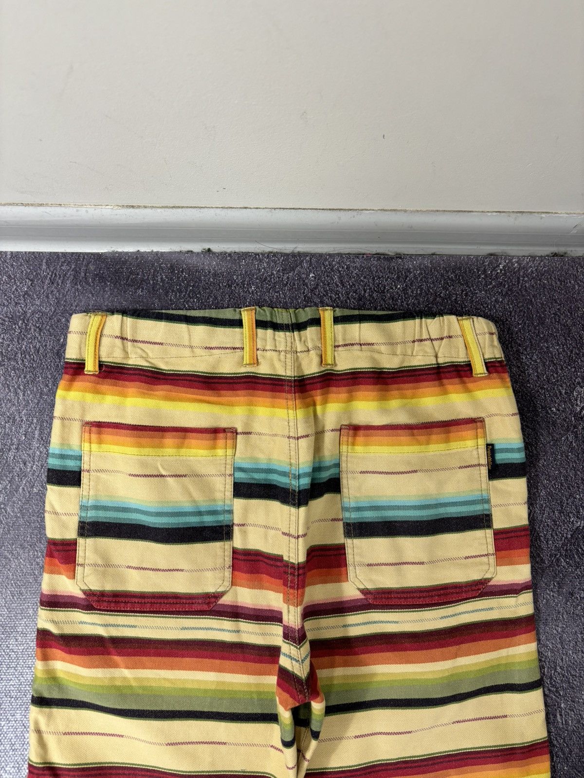 Japanese Brand Purple & Yellow Japanese Rare Multicolor Hype Shorts Size US 30 / EU 46 - 15 Thumbnail