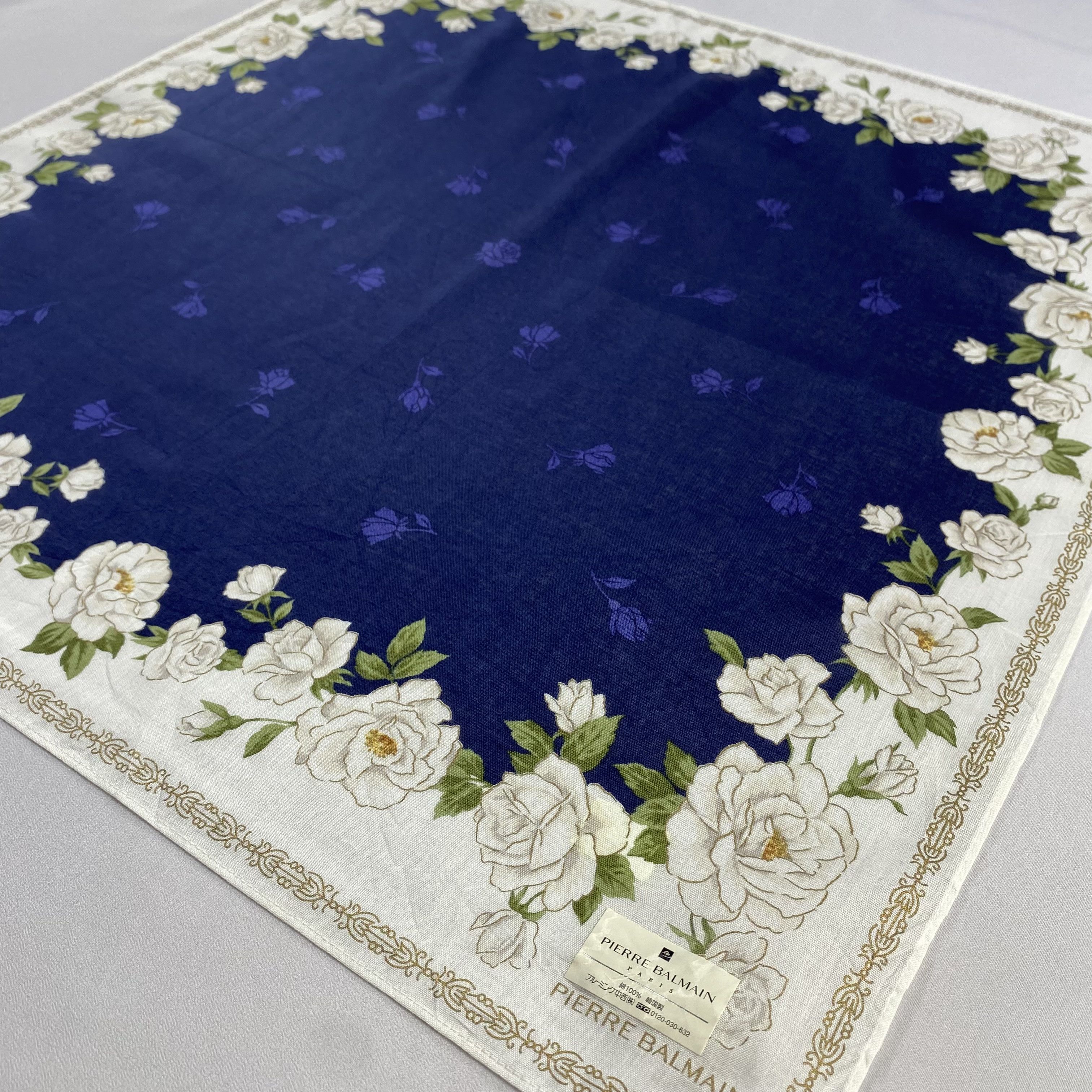 Pierre Balmain × Vintage Pierre Balmain Bandana/ Handkerchief / Neckerchief-P1535 Size ONE SIZE - 2 Thumbnail