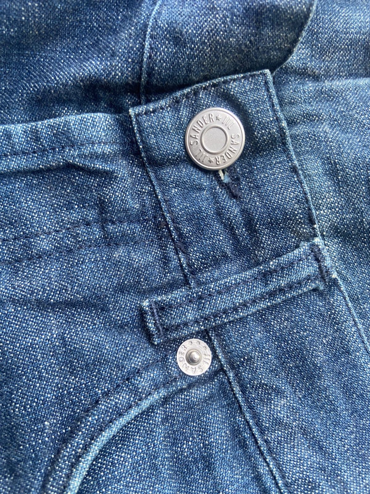 Jil Sander Vintage Jil Sander ‘Raf Simons Era’ Patches Raw Denim Size US 30 / EU 46 - 7 Thumbnail