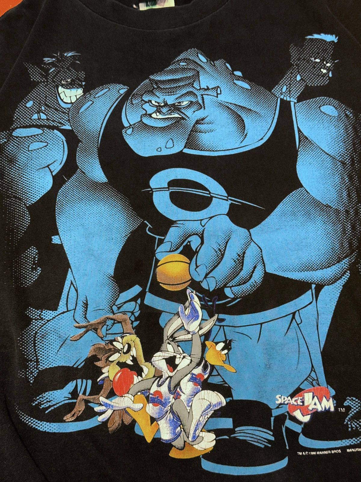 Disney VINTAGE 1996 SPACE JAM | LOONEY TUNES Size US L / EU 52-54 / 3 - 3 Thumbnail