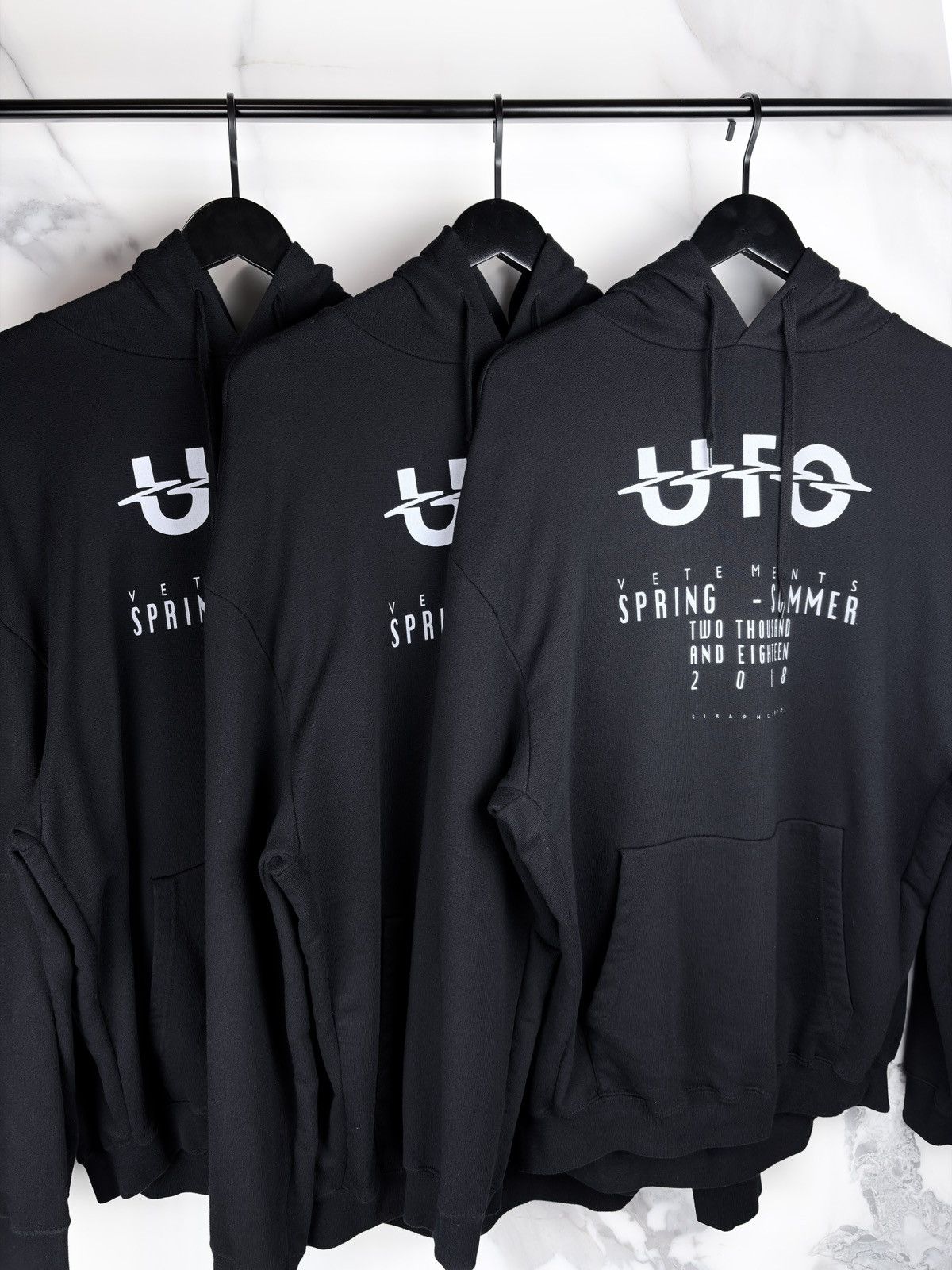 Vetements SS18 1/50 Vetements UFO Addition Adelaide Tokyo Hoodie Size US M / EU 48-50 / 2 - 2 Thumbnail