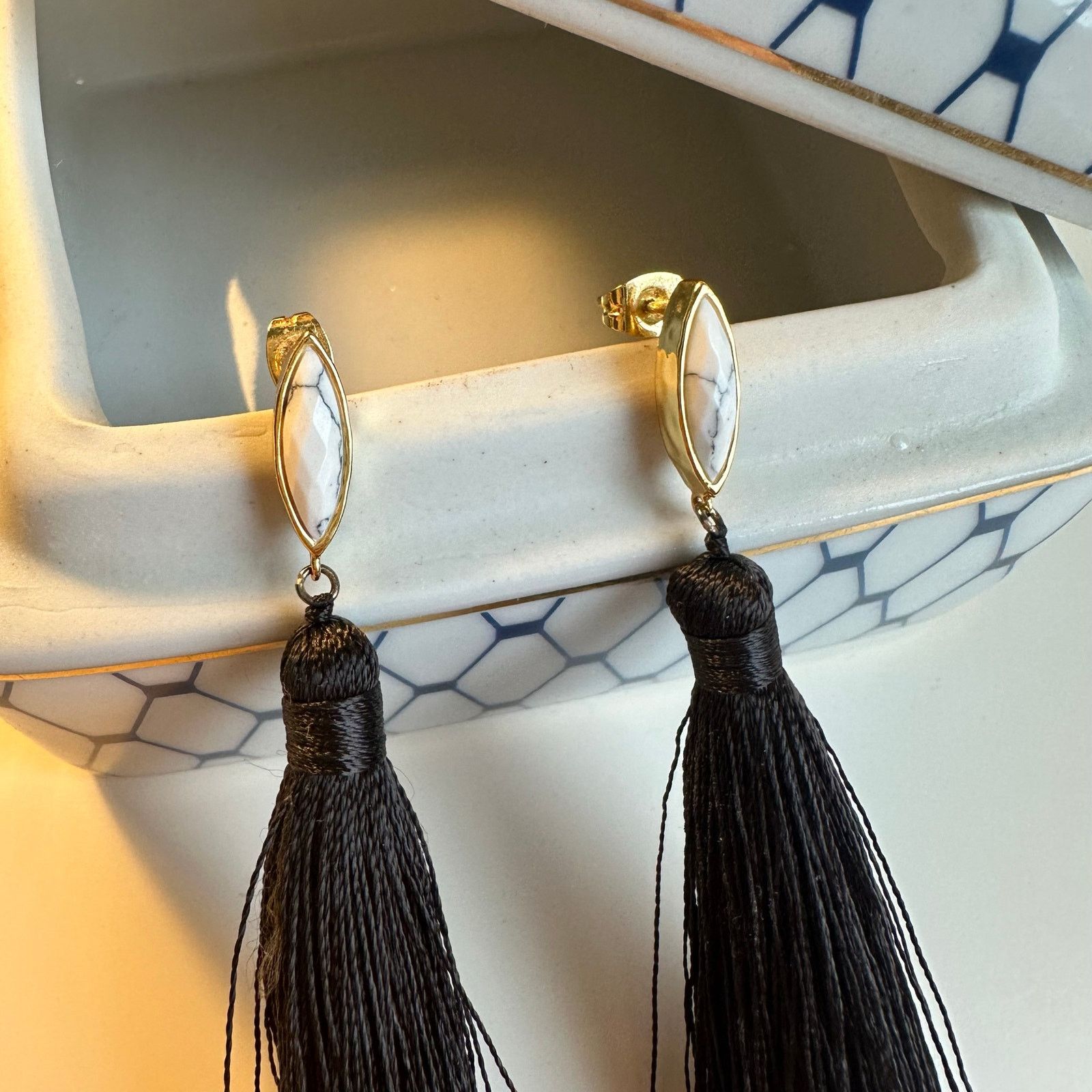 Gorjana Gorjana Marble & Threads Earrings Size ONE SIZE - 4 Thumbnail