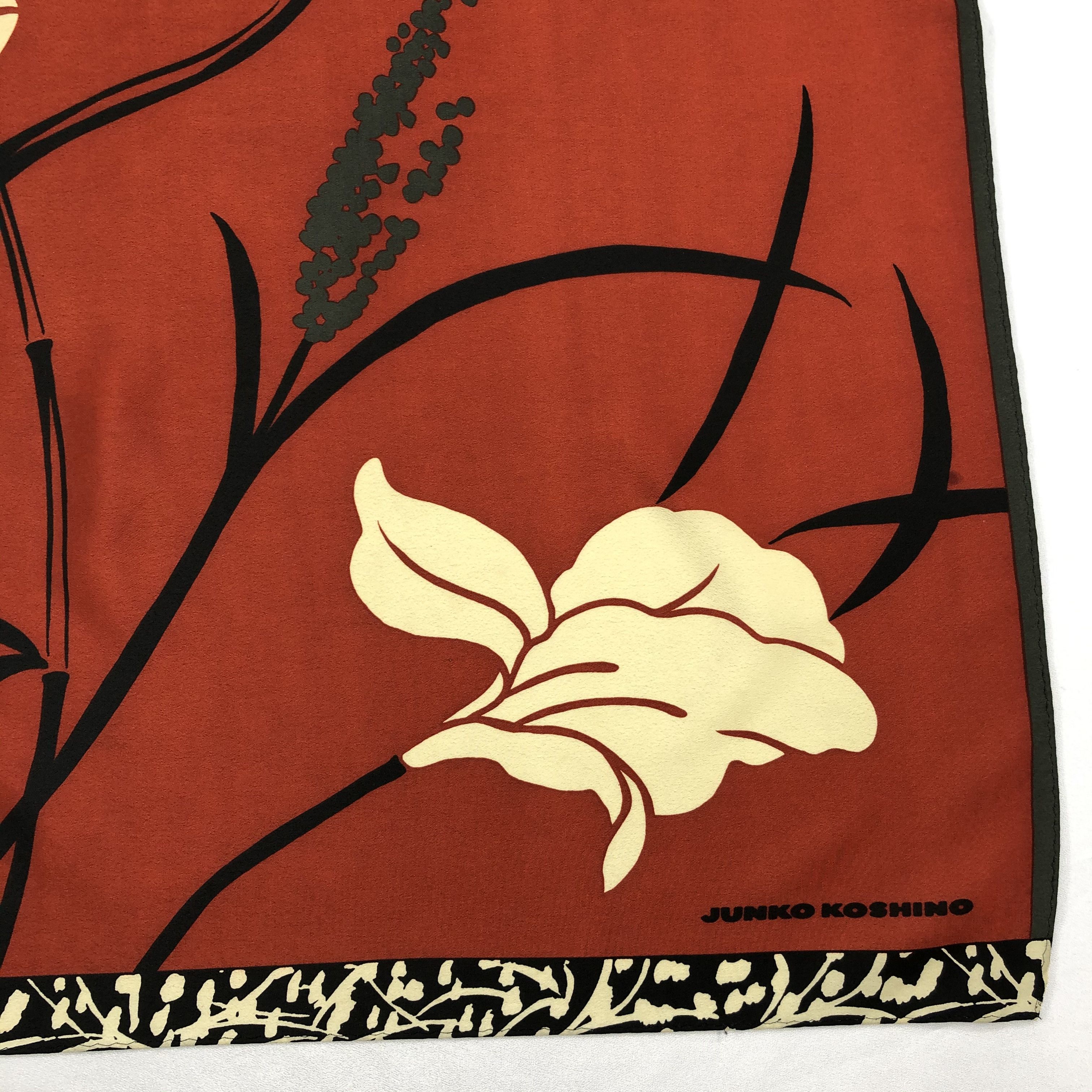 Vintage Vintage Junko Koshino Silk Scarf Size ONE SIZE - 4 Thumbnail