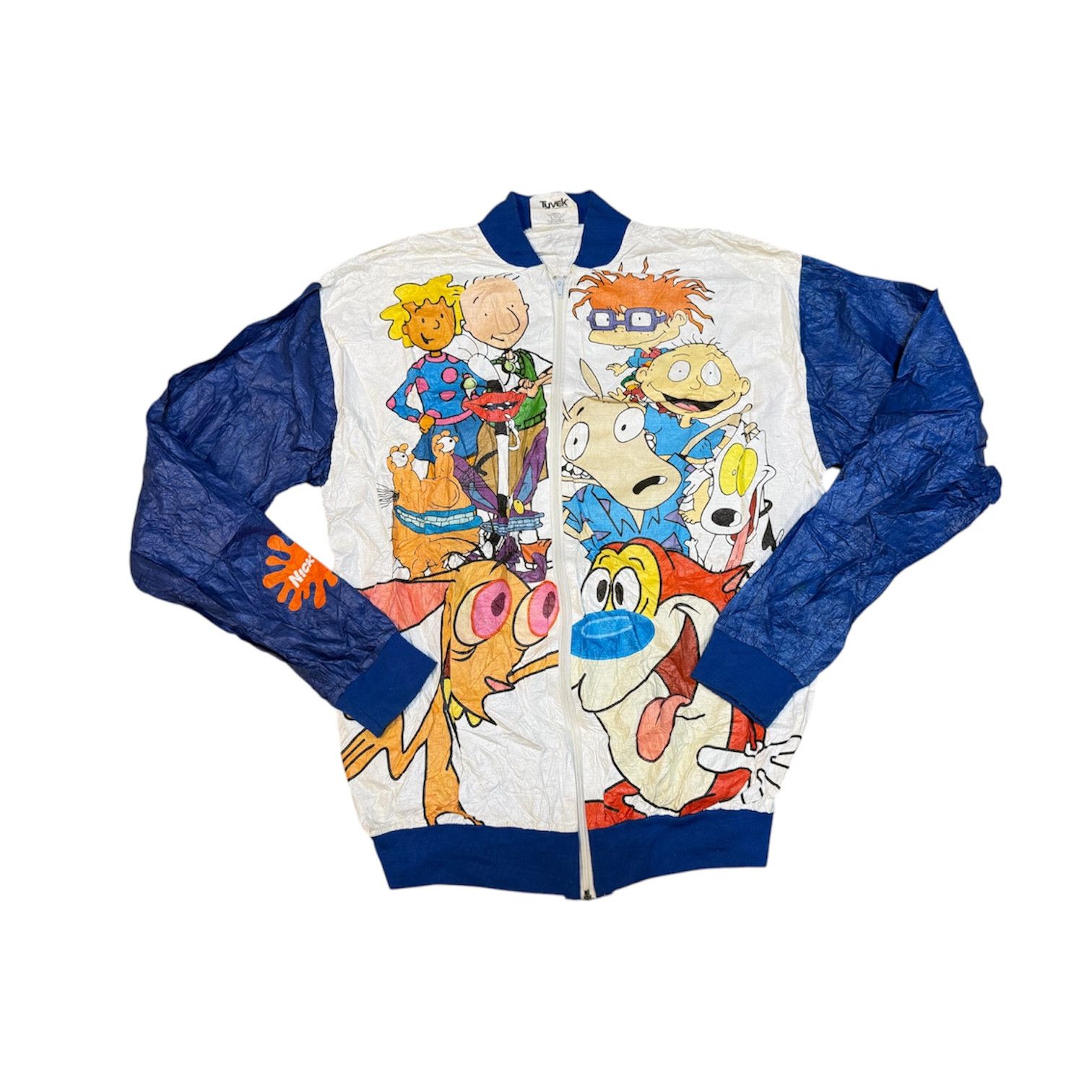 Cartoon Network × Vintage Vintage 90s Nickelodeon Zip-Up Jacket Size S / US 4 / IT 40 - 1 Thumbnail
