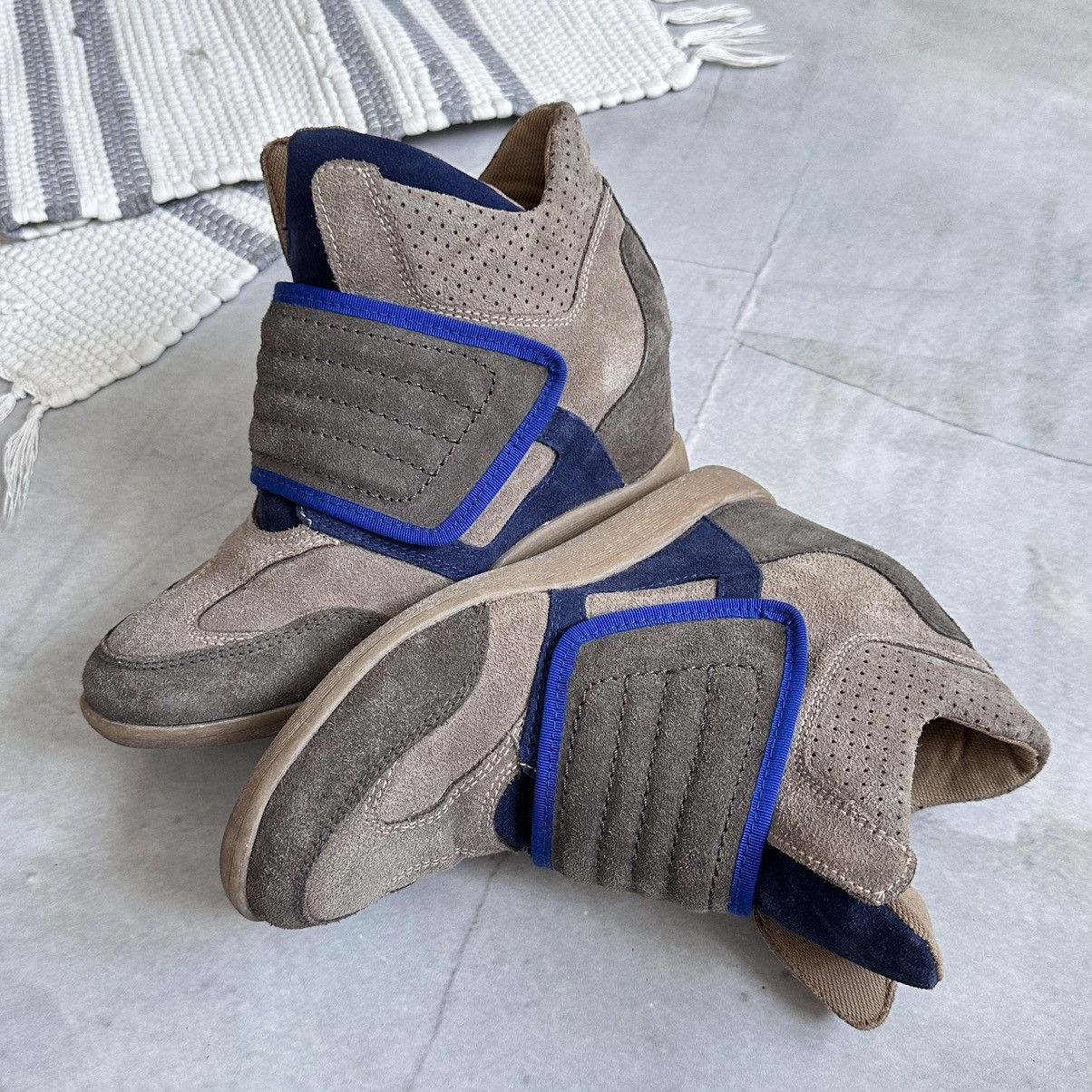 Isabel Marant Strap Isabel Marant Style Bekett Wedge Sneakers Shoes Ash Size US 10 / IT 40 - 13 Thumbnail