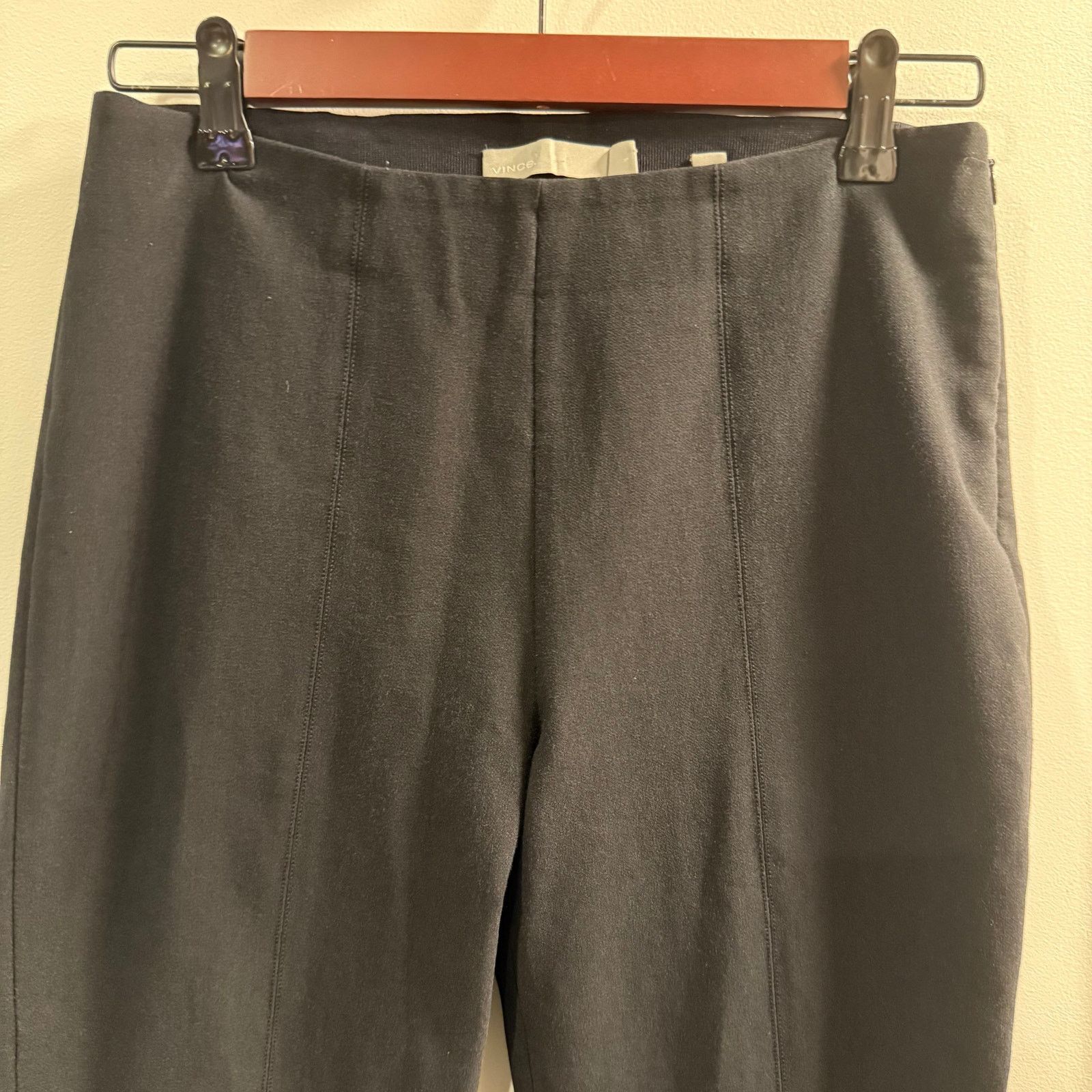 Vince Vince Women’s Black Fitted Ankle Slacks Size S Size 28" / US 6 / IT 42 - 4 Thumbnail