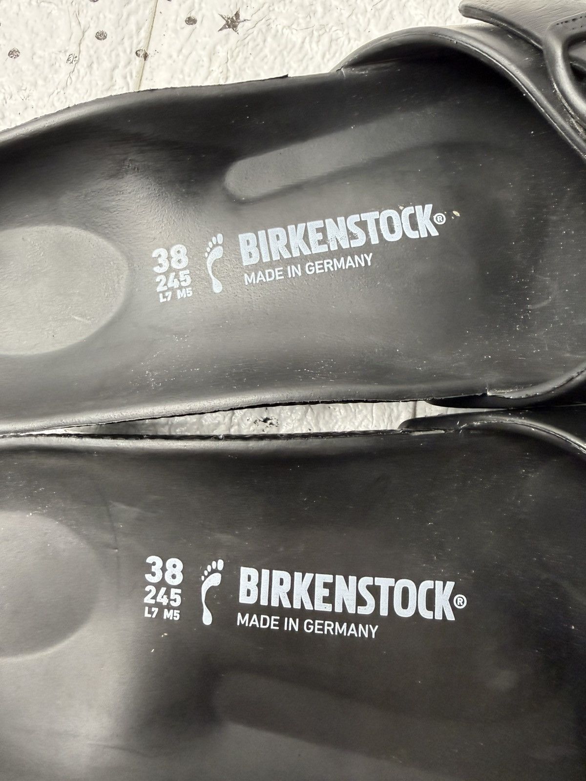Birkenstock BIRKENSTOCK WOMEN US7 UK4.5 EUR38 Black Rubber Size US 7 / IT 37 - 8 Thumbnail
