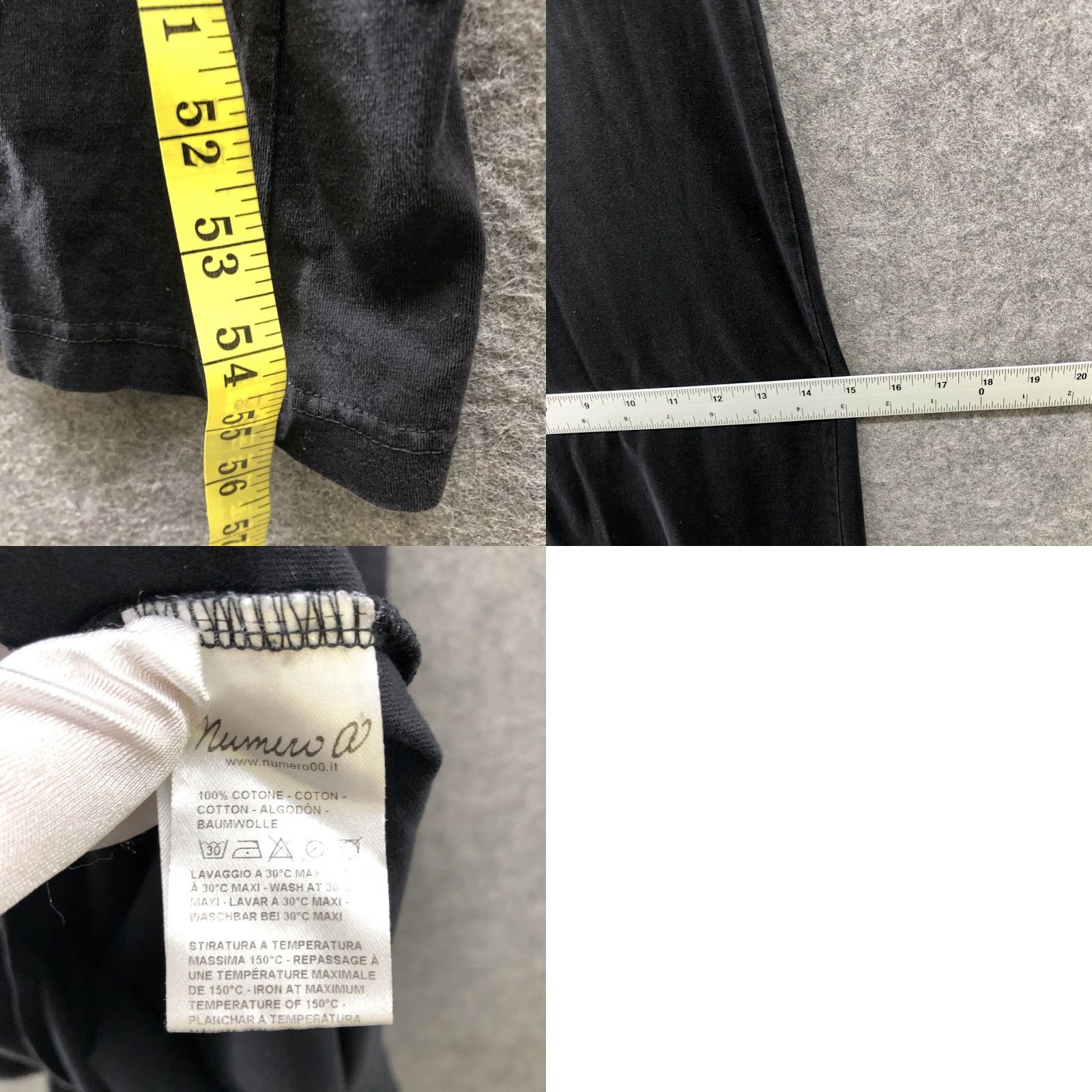 Numero 00 VINTAGE Numero 00 Made in Italy Women's XS Maxi Dress Sleeveless Knit Side Slit Casual Black Size XS / US 0-2 / IT 36-38 - 8 Thumbnail