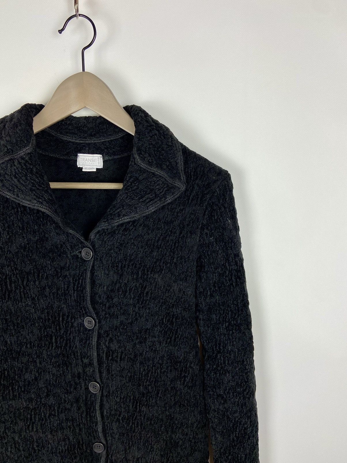 Transit × Vintage Transit Par-Such Womens Cardigan Coat Viscose Lana Wool Sz 1 Size M / US 6-8 / IT 42-44 - 4 Thumbnail