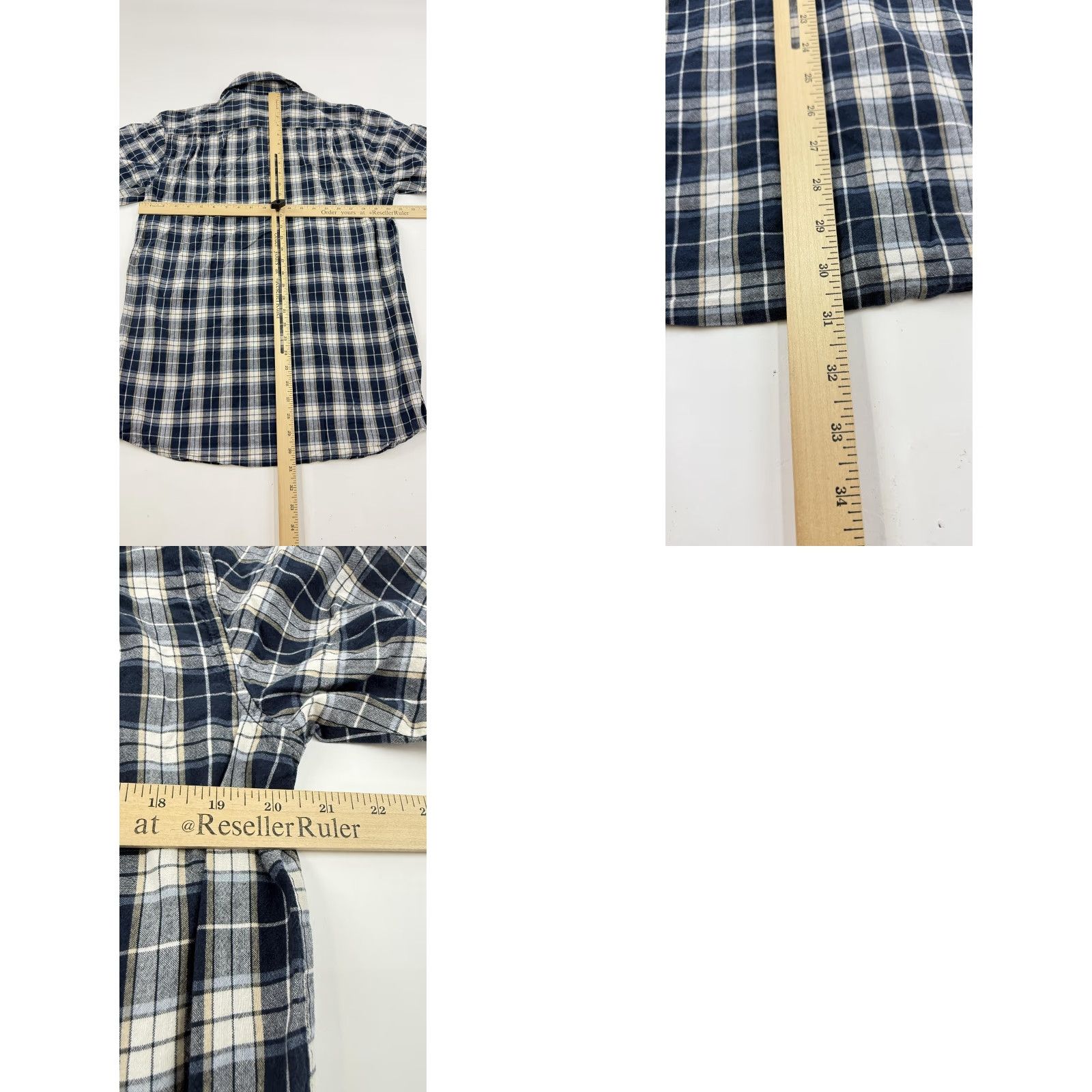 Carhartt Carhartt Shirt Mens Medium Blue Navy Plaid Short Sleeve Button Front Cotton Size US M / EU 48-50 / 2 - 8 Thumbnail