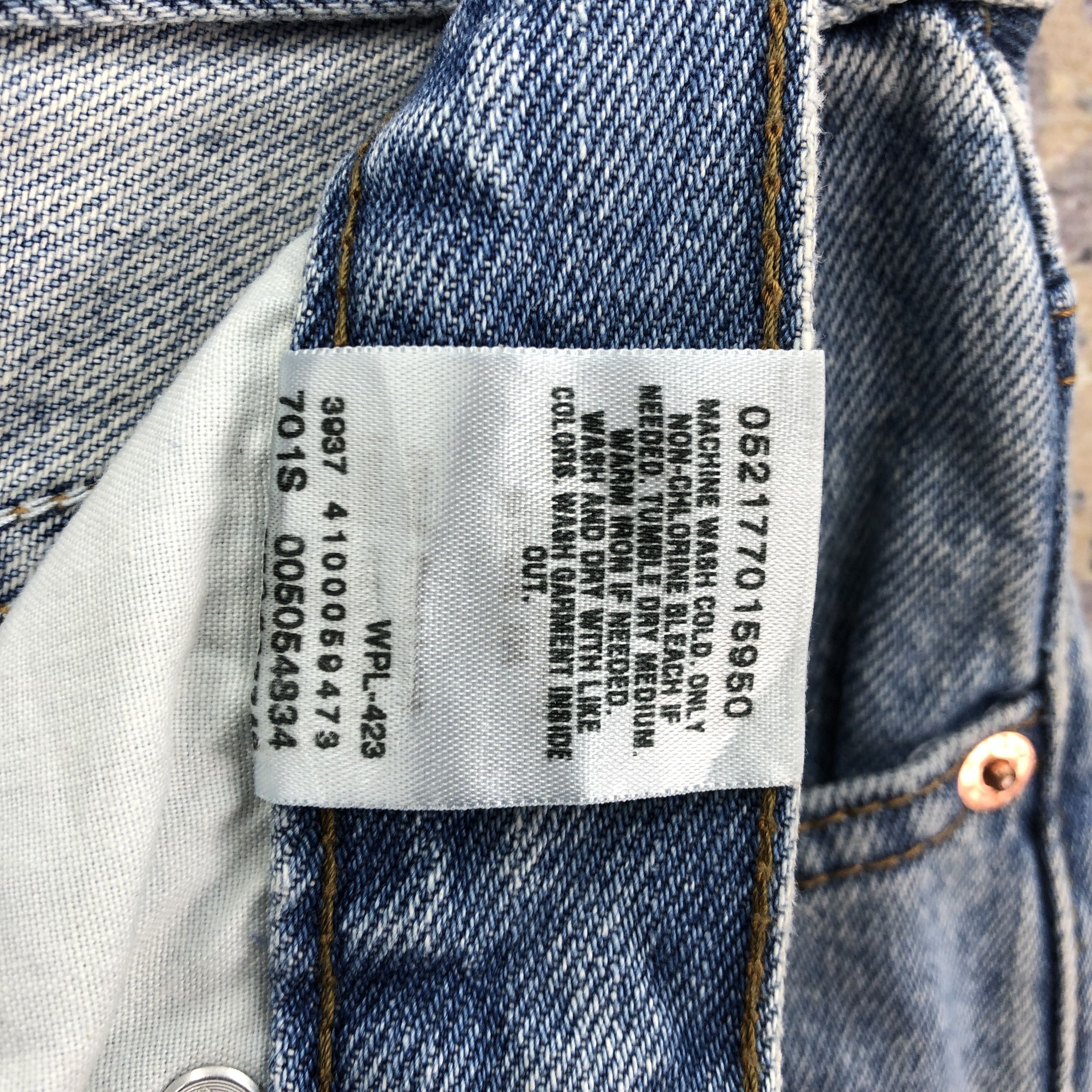 Levi's Vintage Y2K Levis Sun Faded Jeans Levi's Stone Wash Denim Size US 40 / EU 56 - 10 Thumbnail